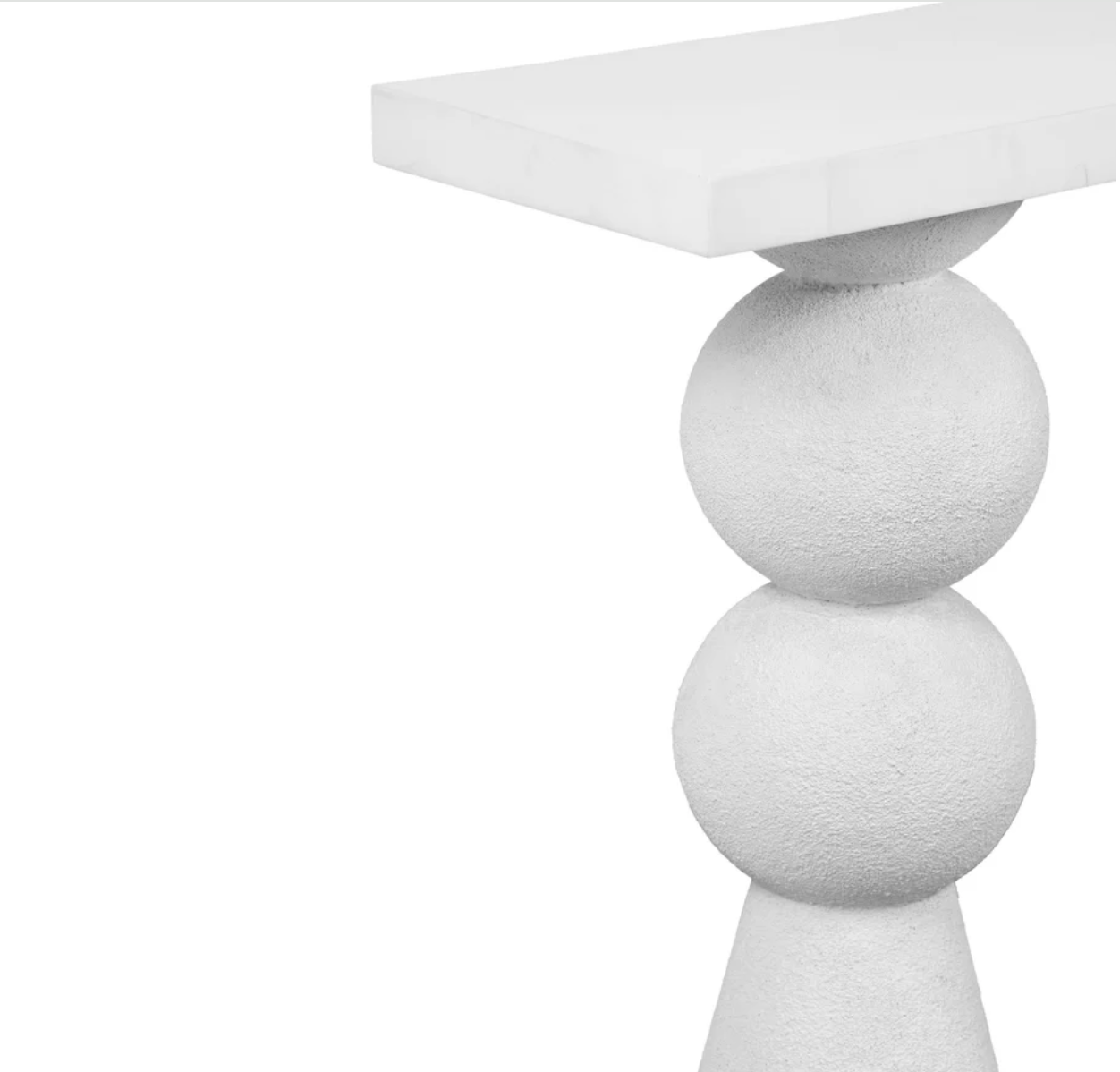 Lupita White Console Table - image 4