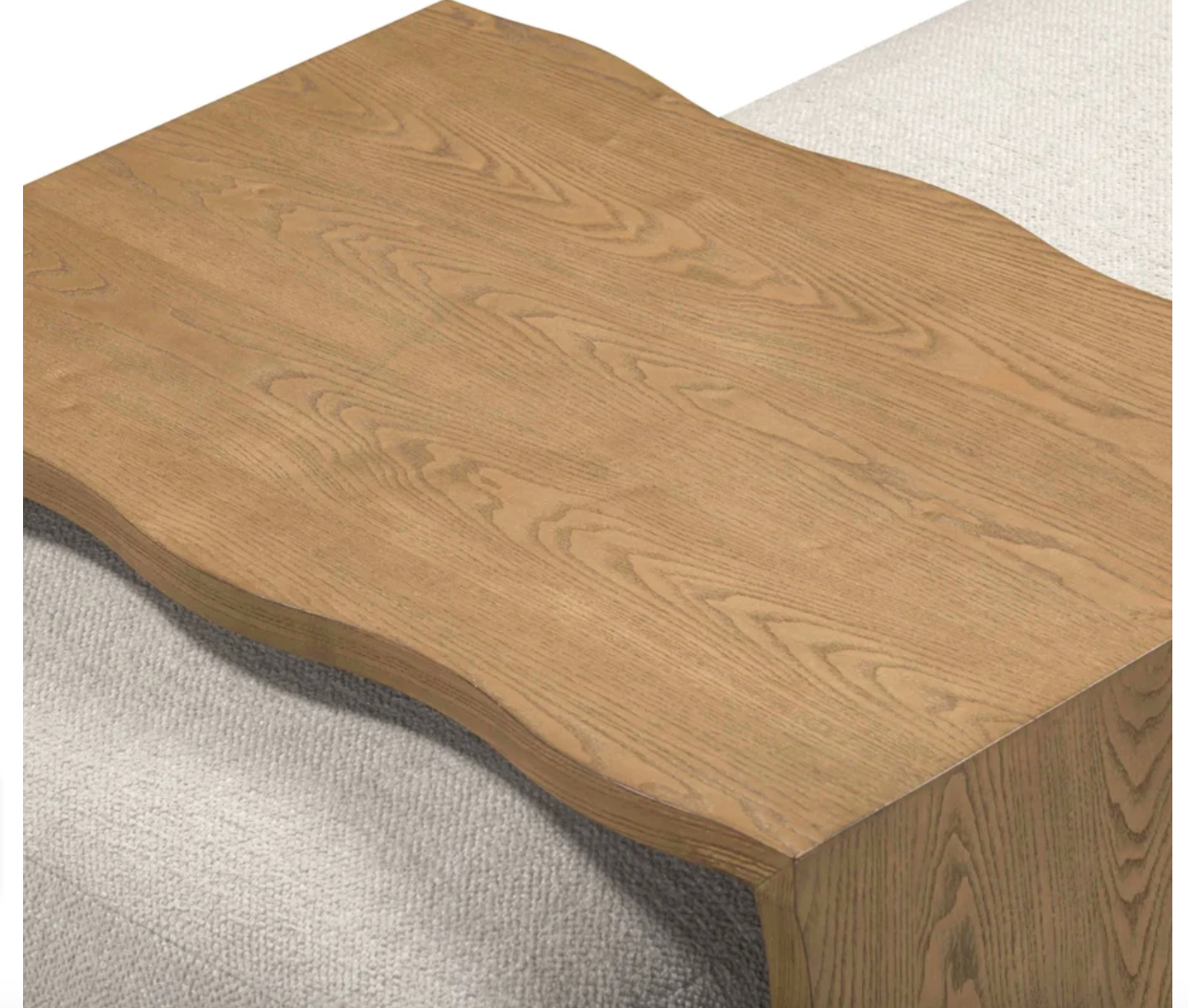 Spencer Performance Basketweave Ottoman with Bridge Table - image 8