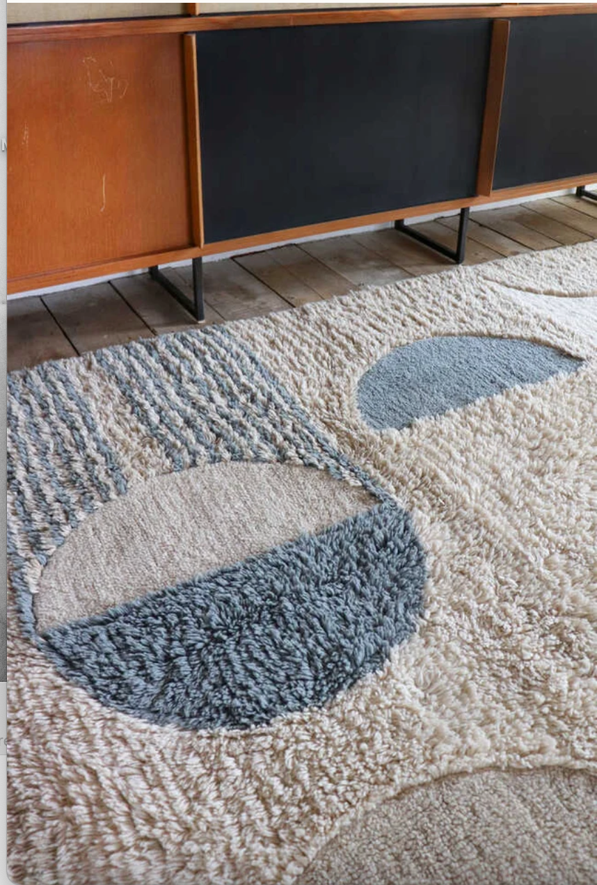 Sun Rays Wool Area Rug - image 4