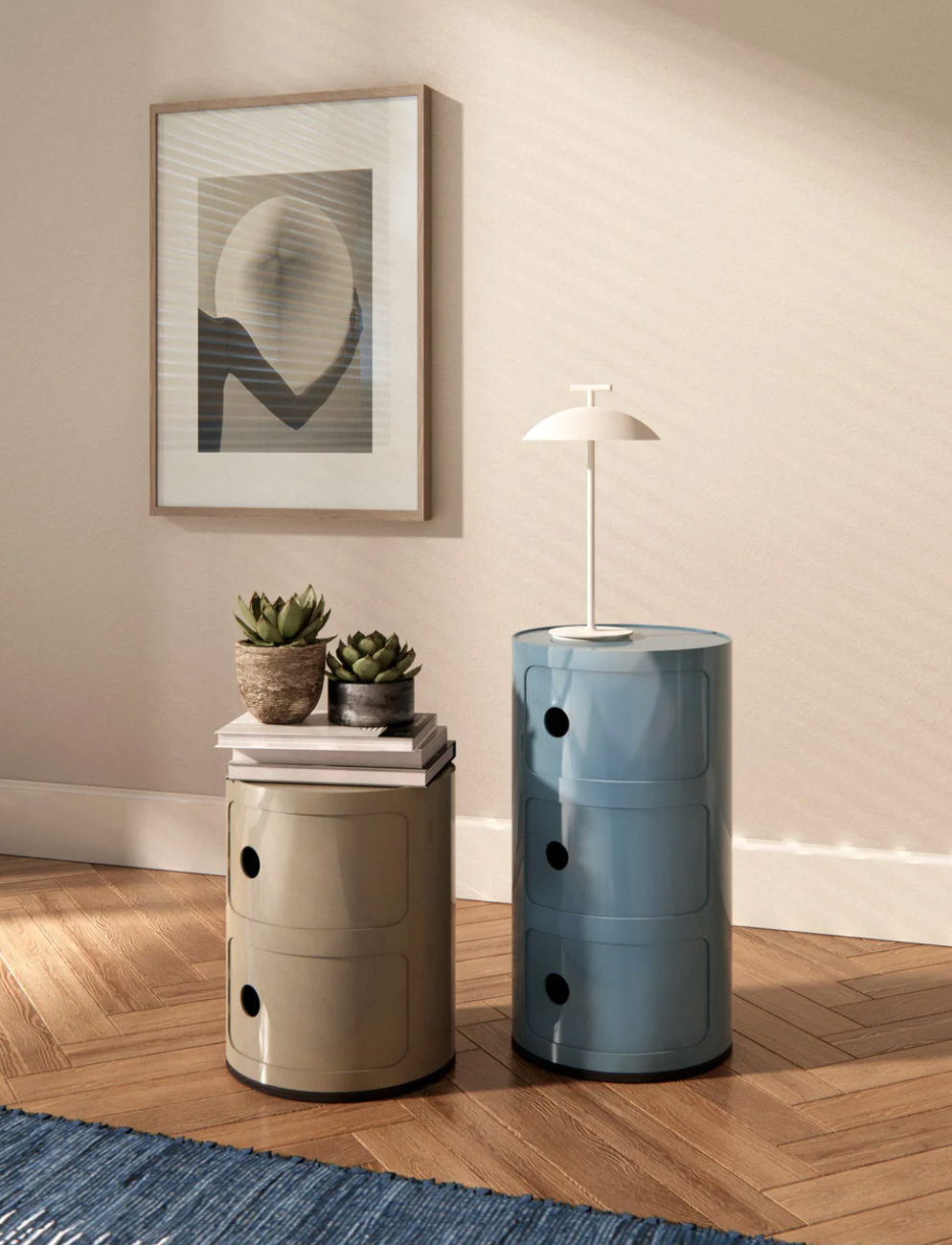 Mini Storage Side Table - 2 Shelf - image 9