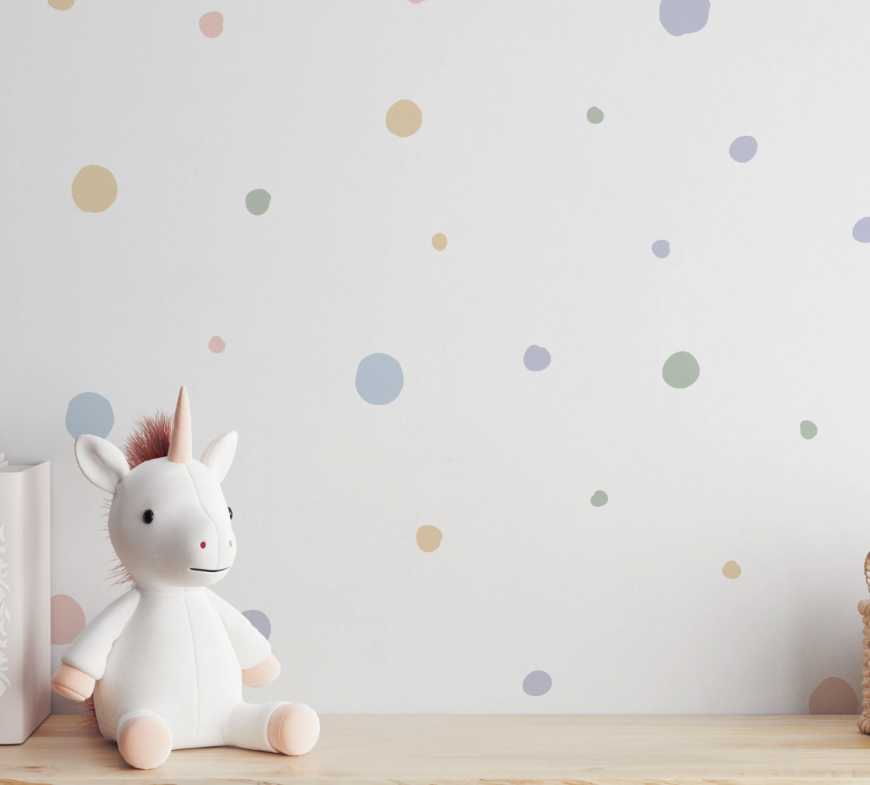 Peel and Stick Polka Dot Wall Decals - image 9