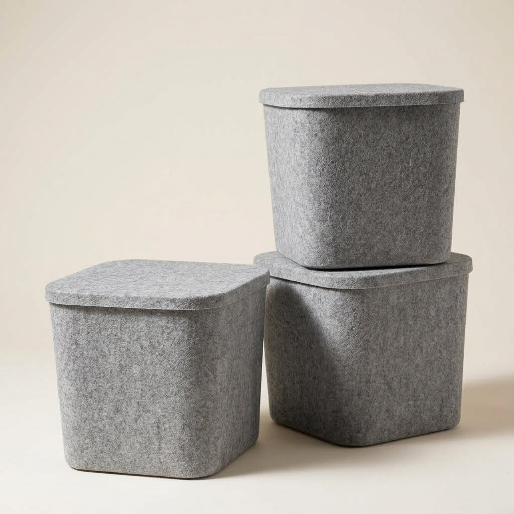 The Sculpted Bin - Original With Lid| Set of 3 - image 10