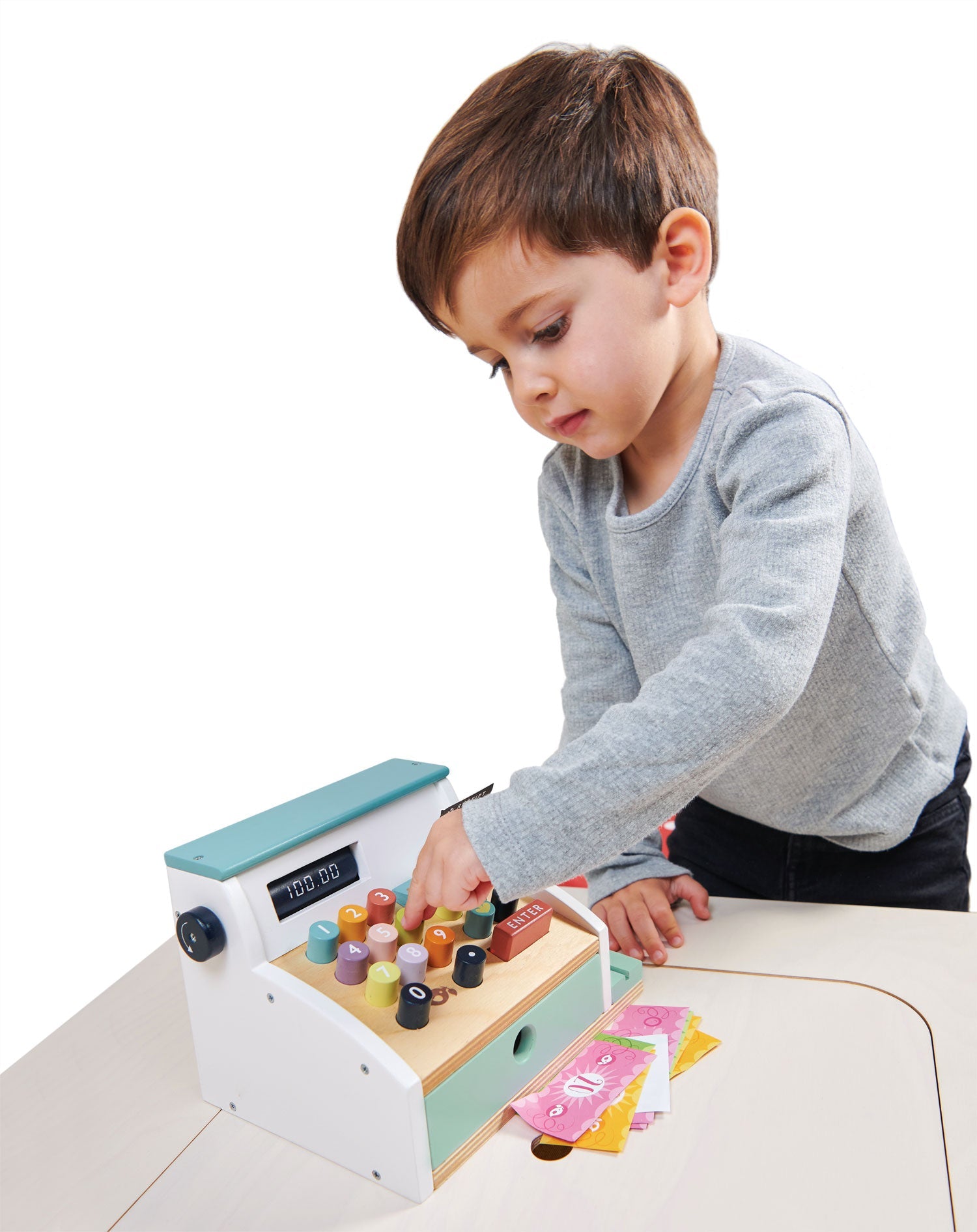 Wooden Play Cash Register - image 4