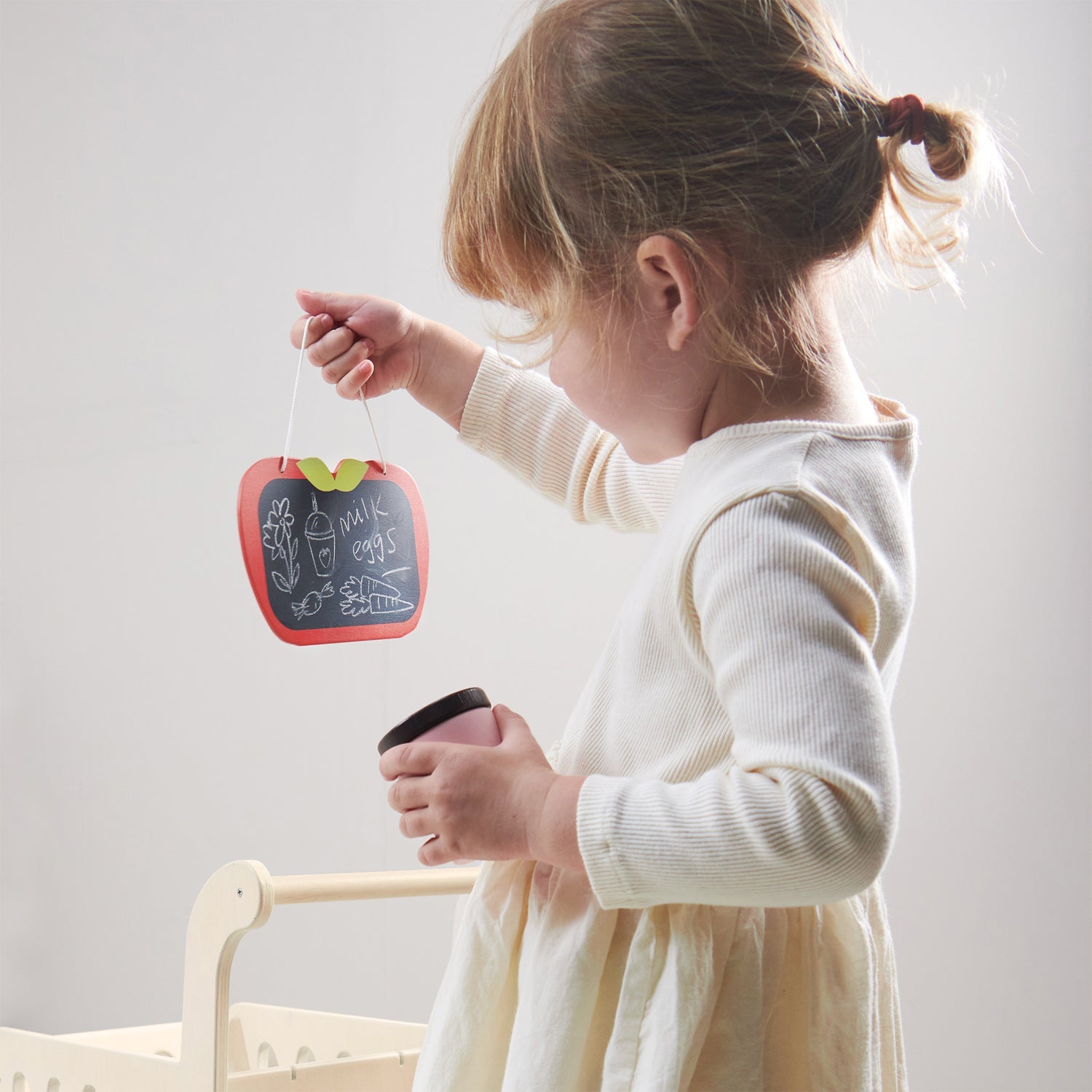 Wooden Pretend Play Shopping Cart - image 5