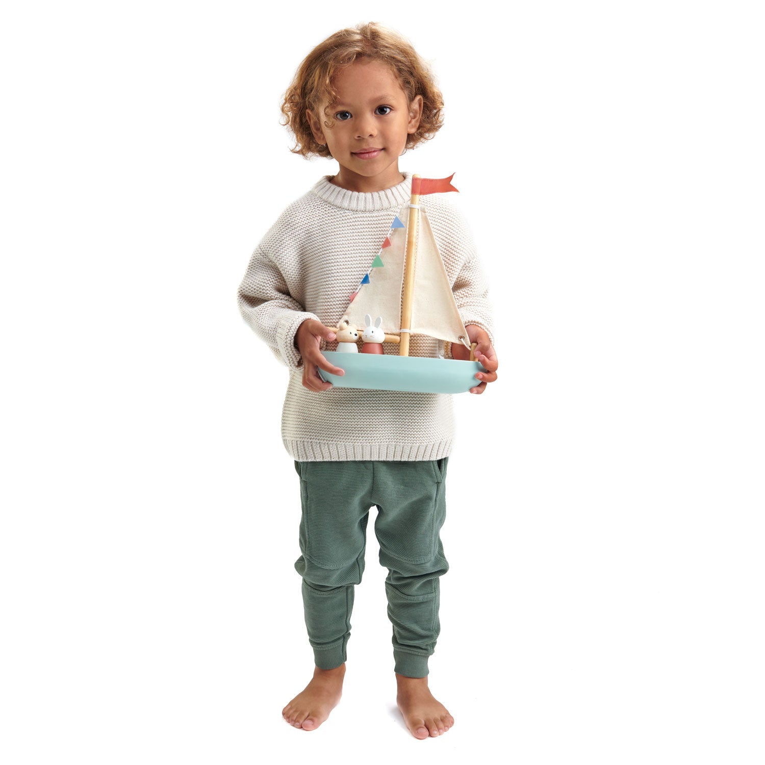 Wooden Sail Boat Toy - image 7