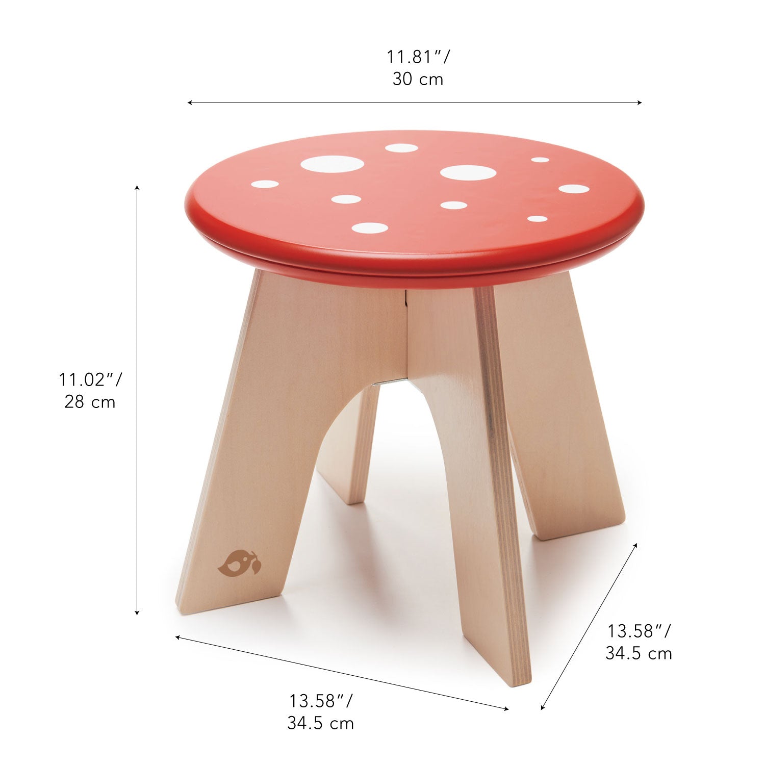 Wooden Mini Toadstool - image 4