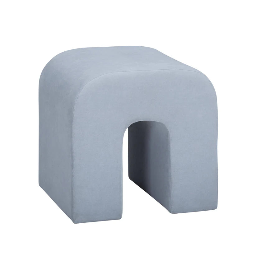 Desi Performance Velvet Ottoman - image 1
