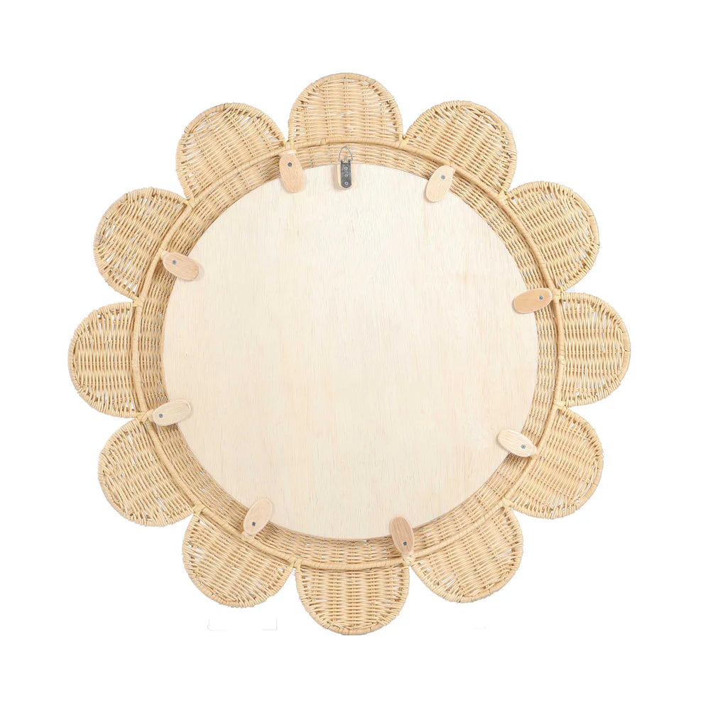 Coralie Rattan Wall Mirror - image 3
