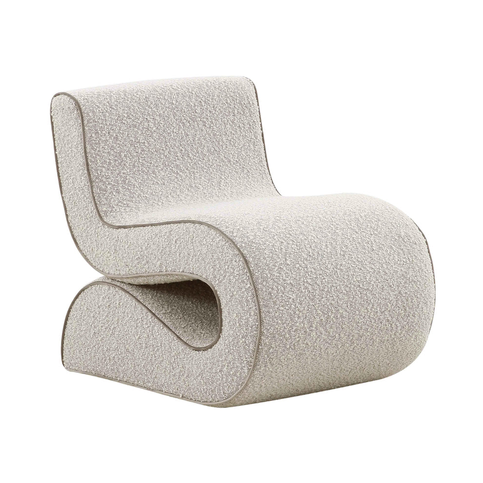 Senna Boucle Accent Chair - Gray - image 1