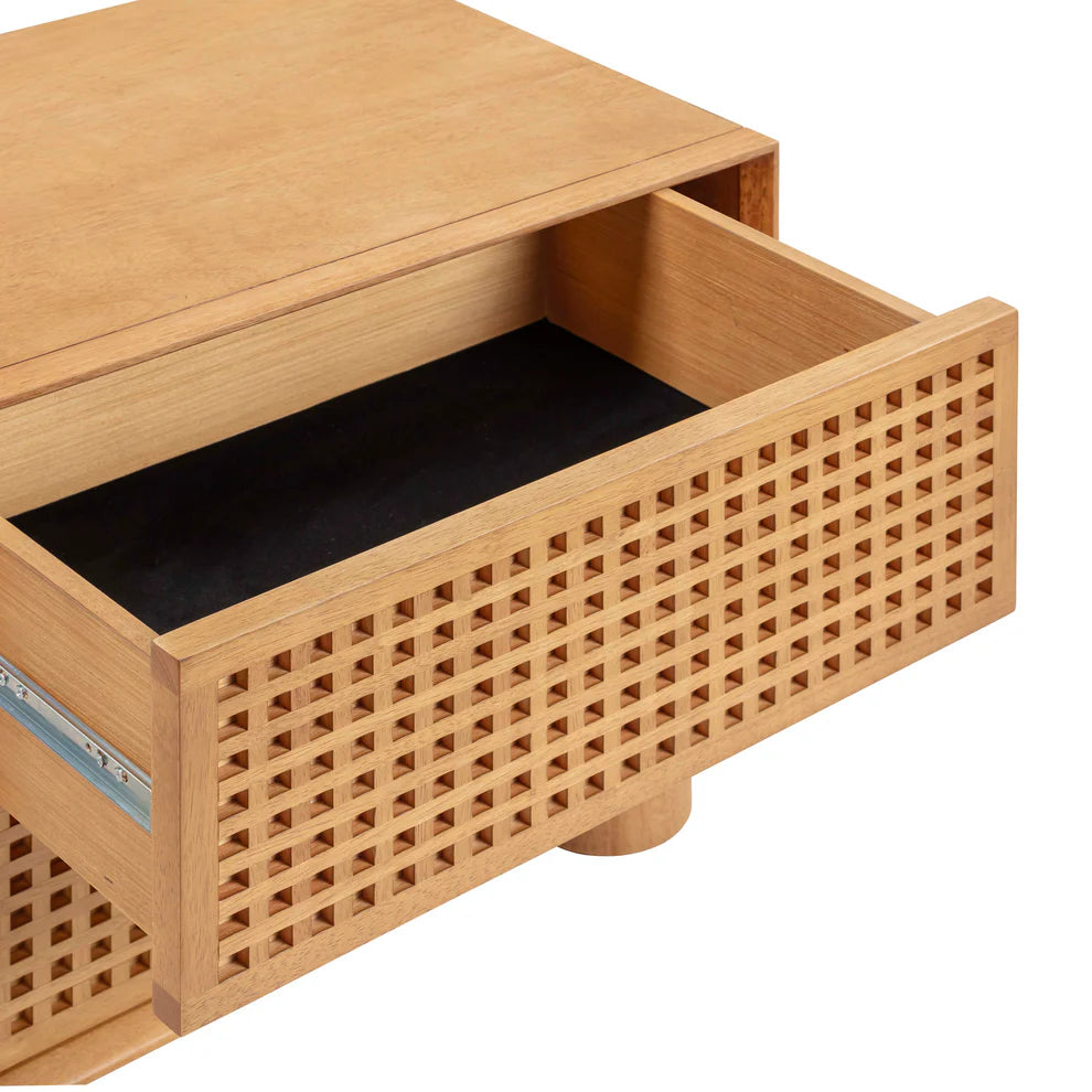 Miles Natural Wood Nightstand - image 3