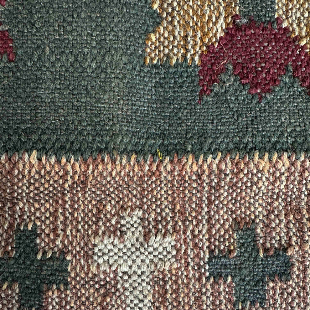 Rizi Textured Wool Upholstered Bench - Multi - image 4