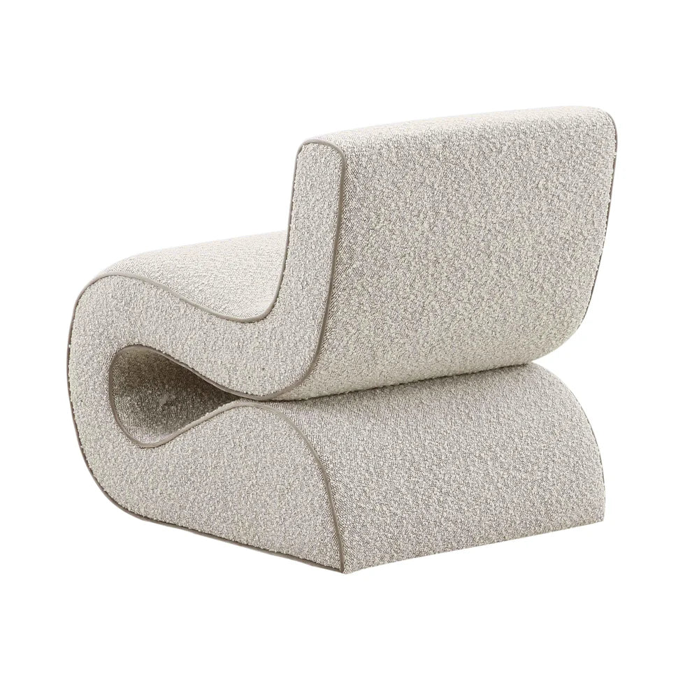 Senna Boucle Accent Chair - Gray - image 3