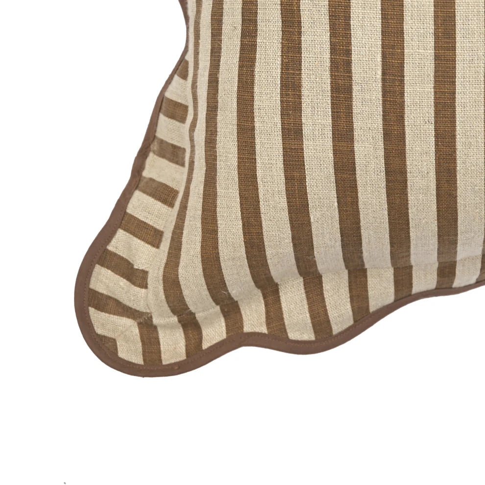Striped Linen Throw Pillow - image 5