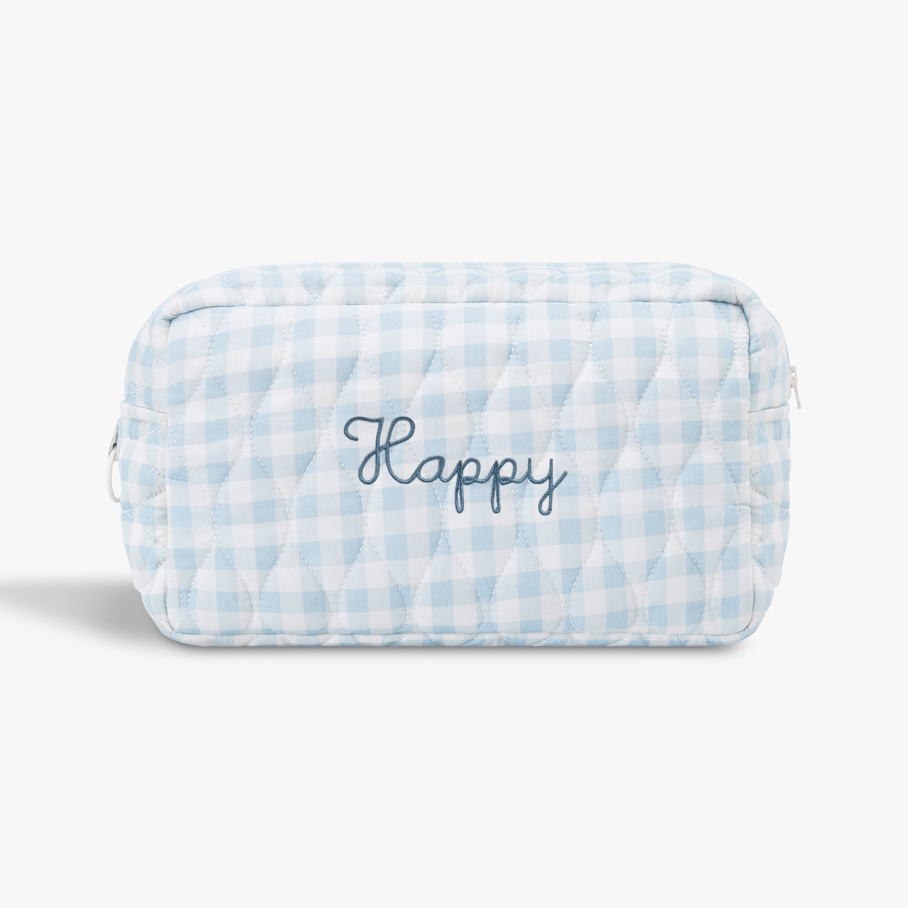 Toiletry Pouch - Blue Gingham - image 3