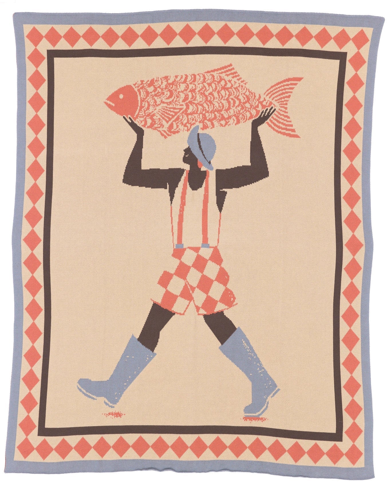 Un Beau Poisson Knit Blanket - image 7