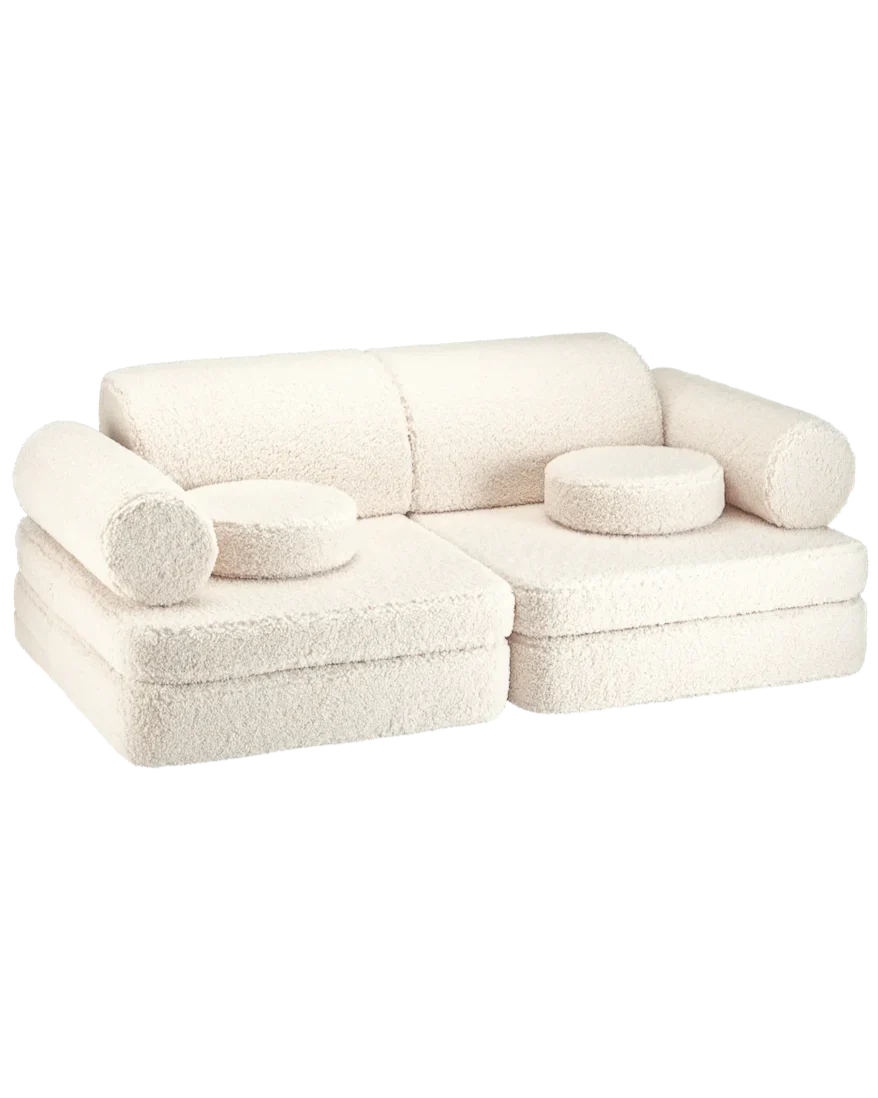 Teddy Settee - White - image 1