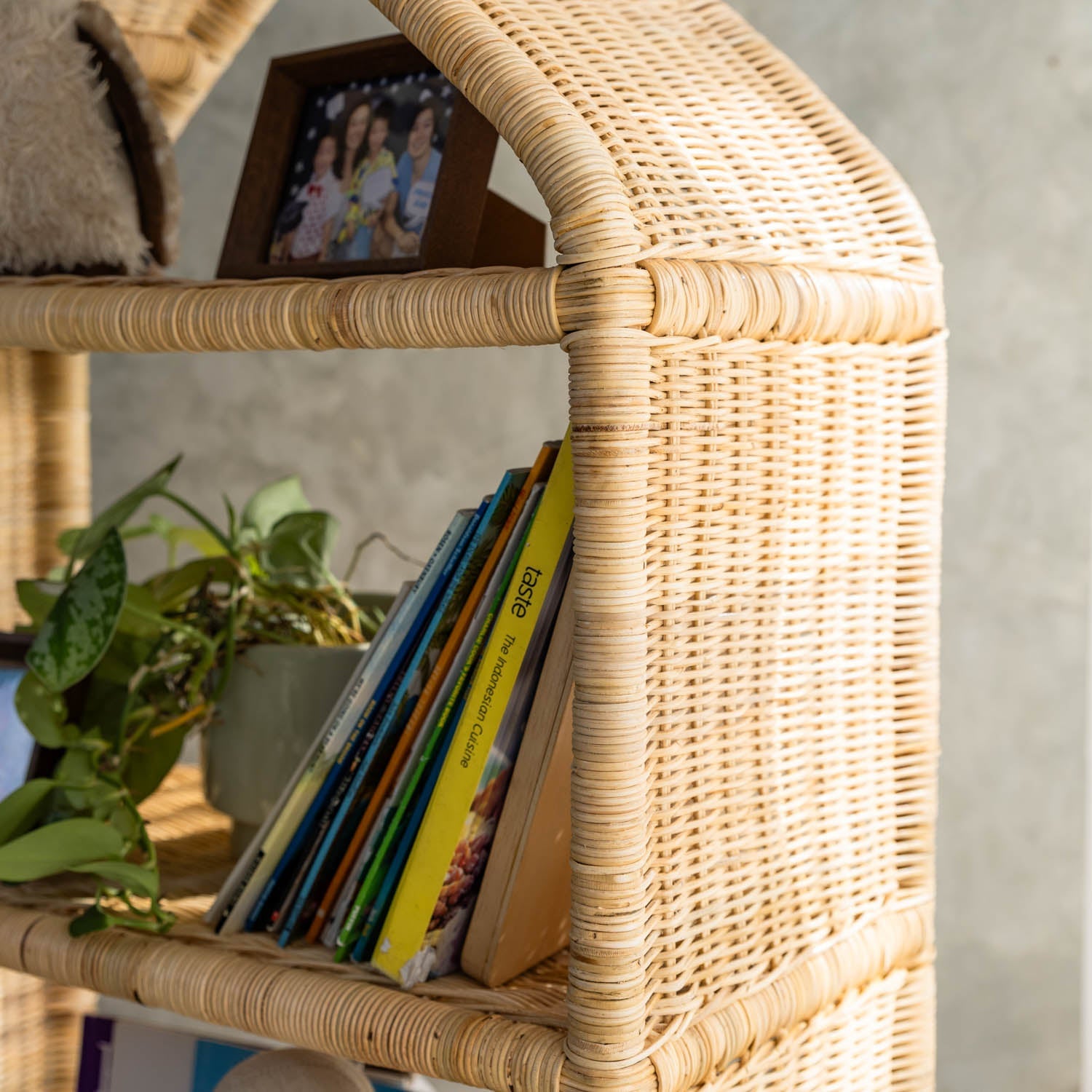 Rattan House Shelf - image 6