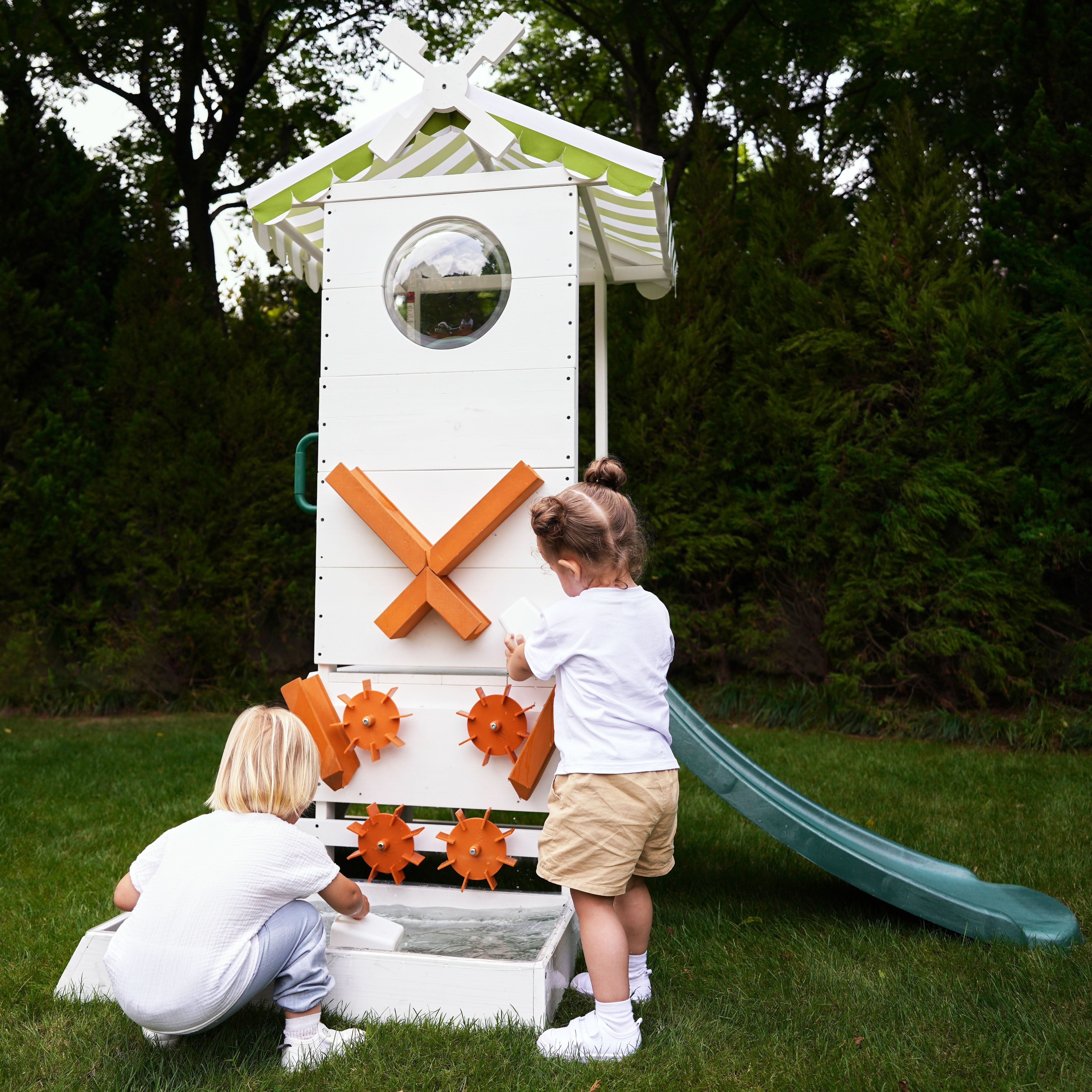 Outdoor Mini Play Set for Toddlers – Water Slide & Backyard Fun