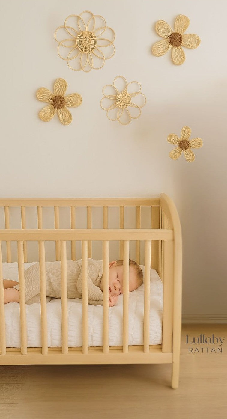 Rattan Daisy Wall Decor - image 4