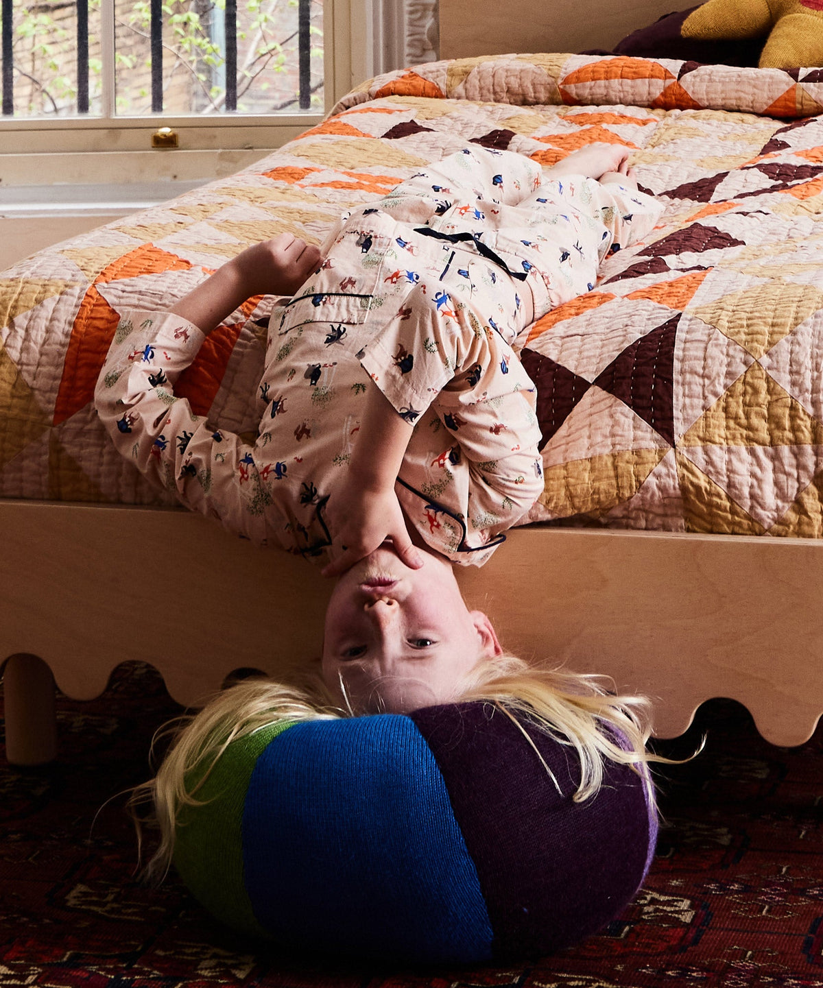 Circus Ball Pillow - Rainbow