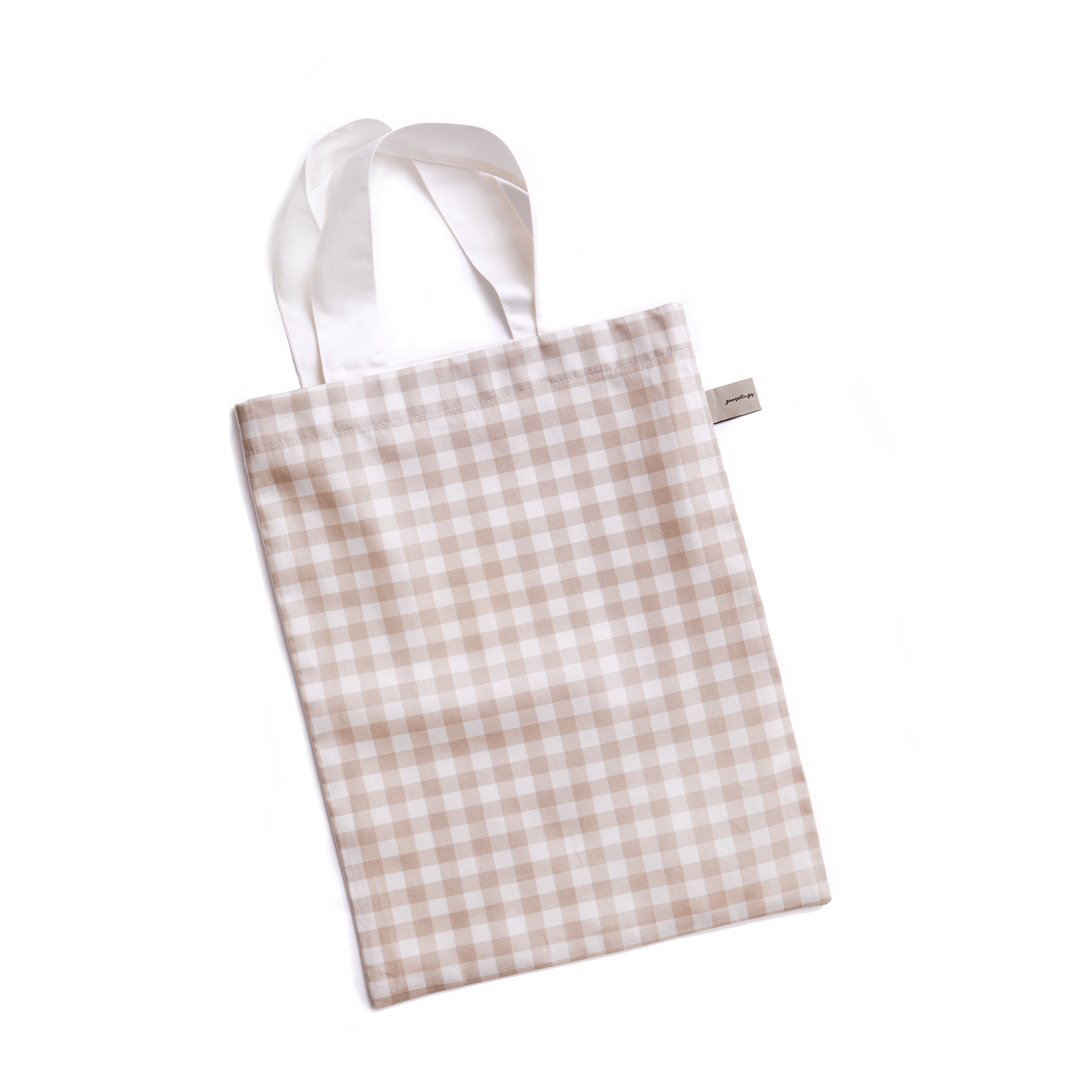 Picnic Gingham Crib Sheet - Beige - image 3