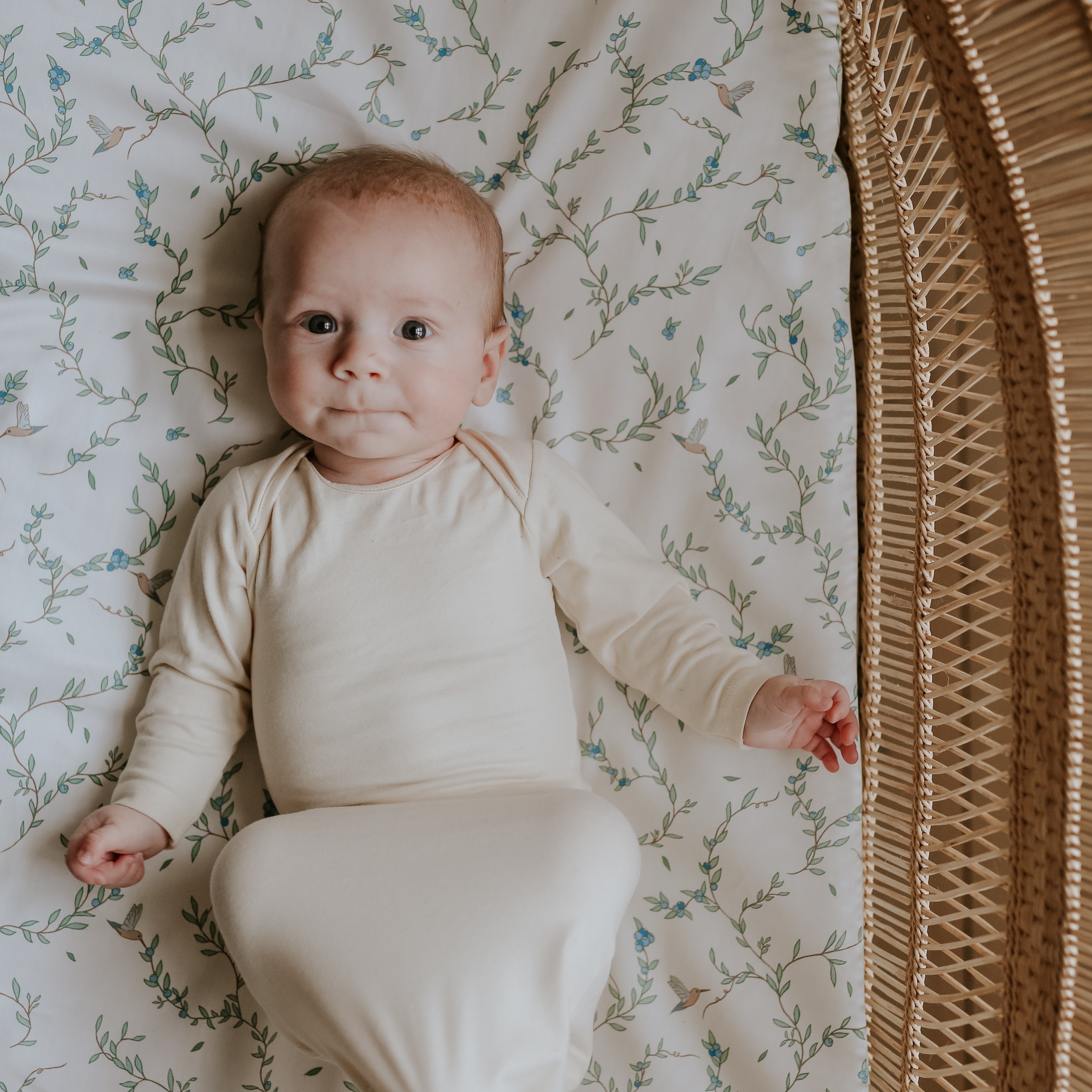 Secret Garden Crib Sheet - Ivory - image 5