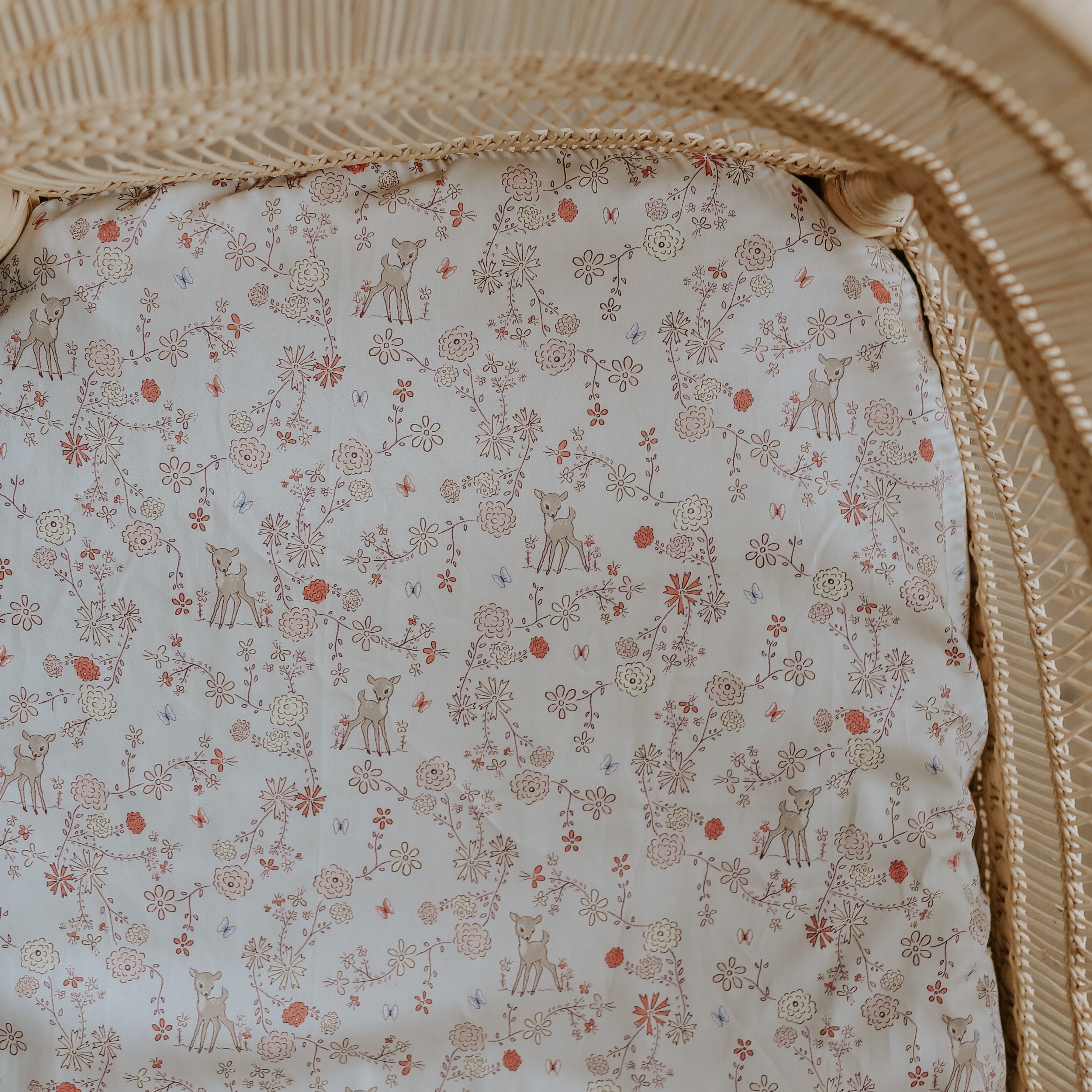 Into The Woodlands Crib Sheet - Ivory - image 5