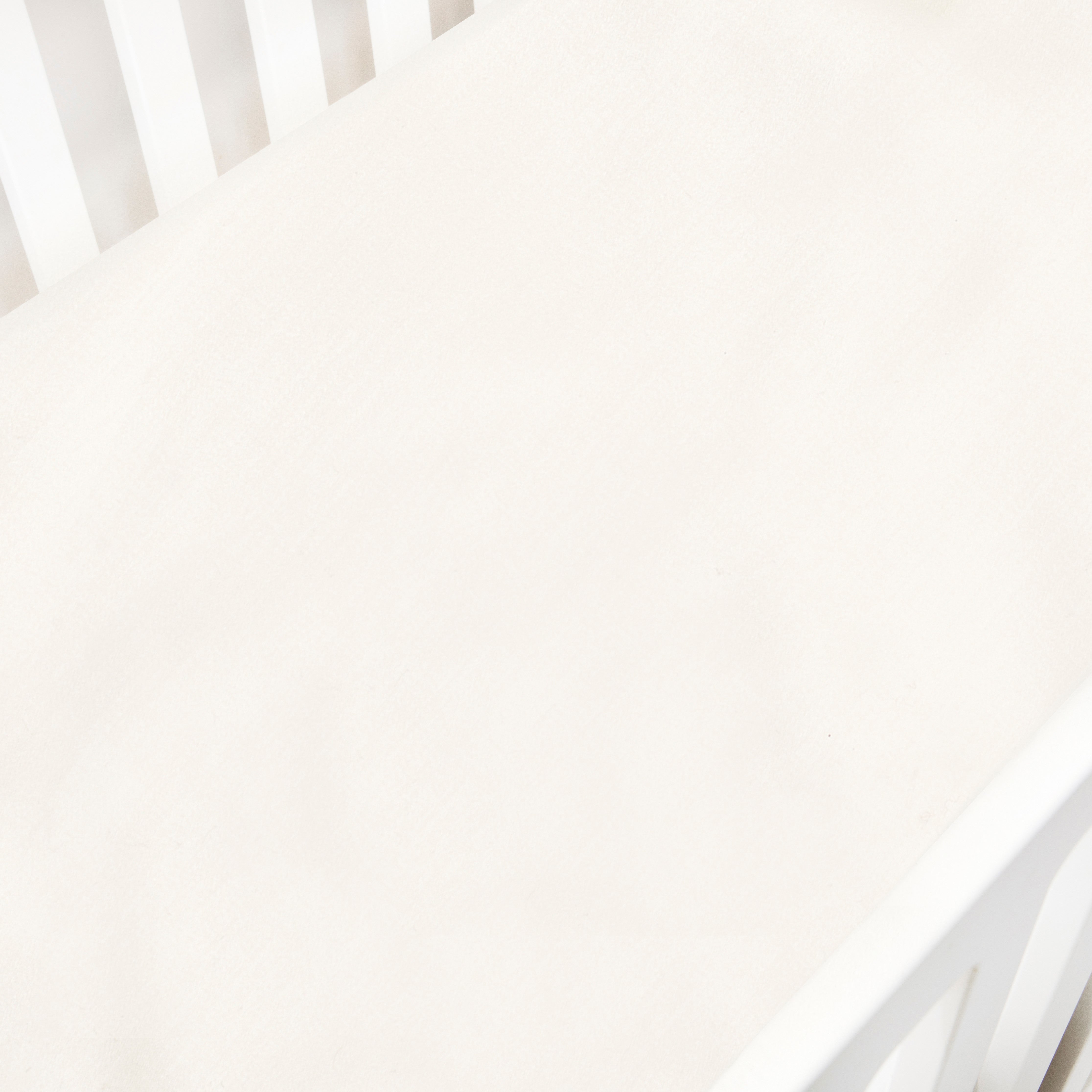 Solid Crib Sheet - Ivory - image 1
