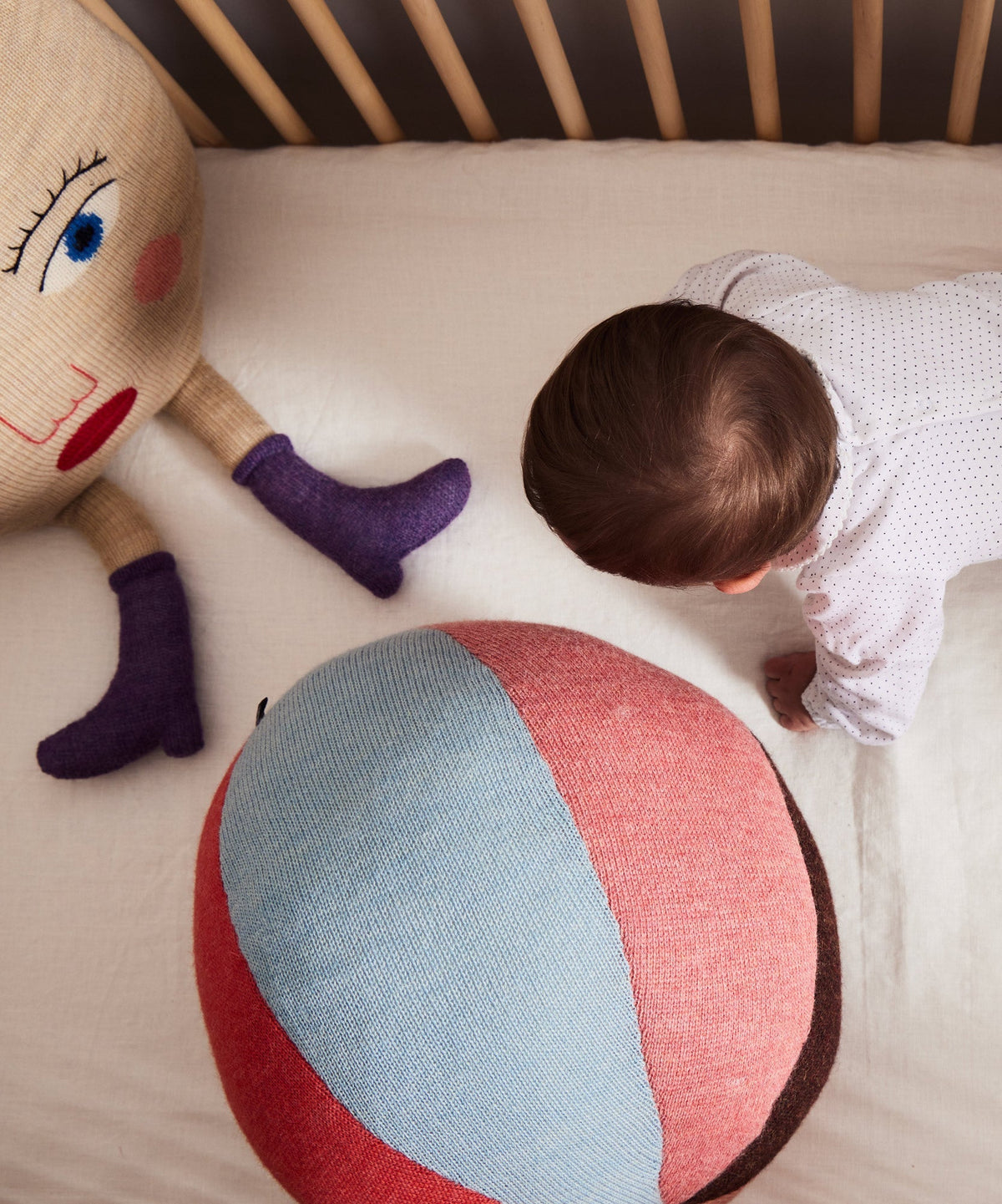 Circus Ball Pillow - Rose - image 4