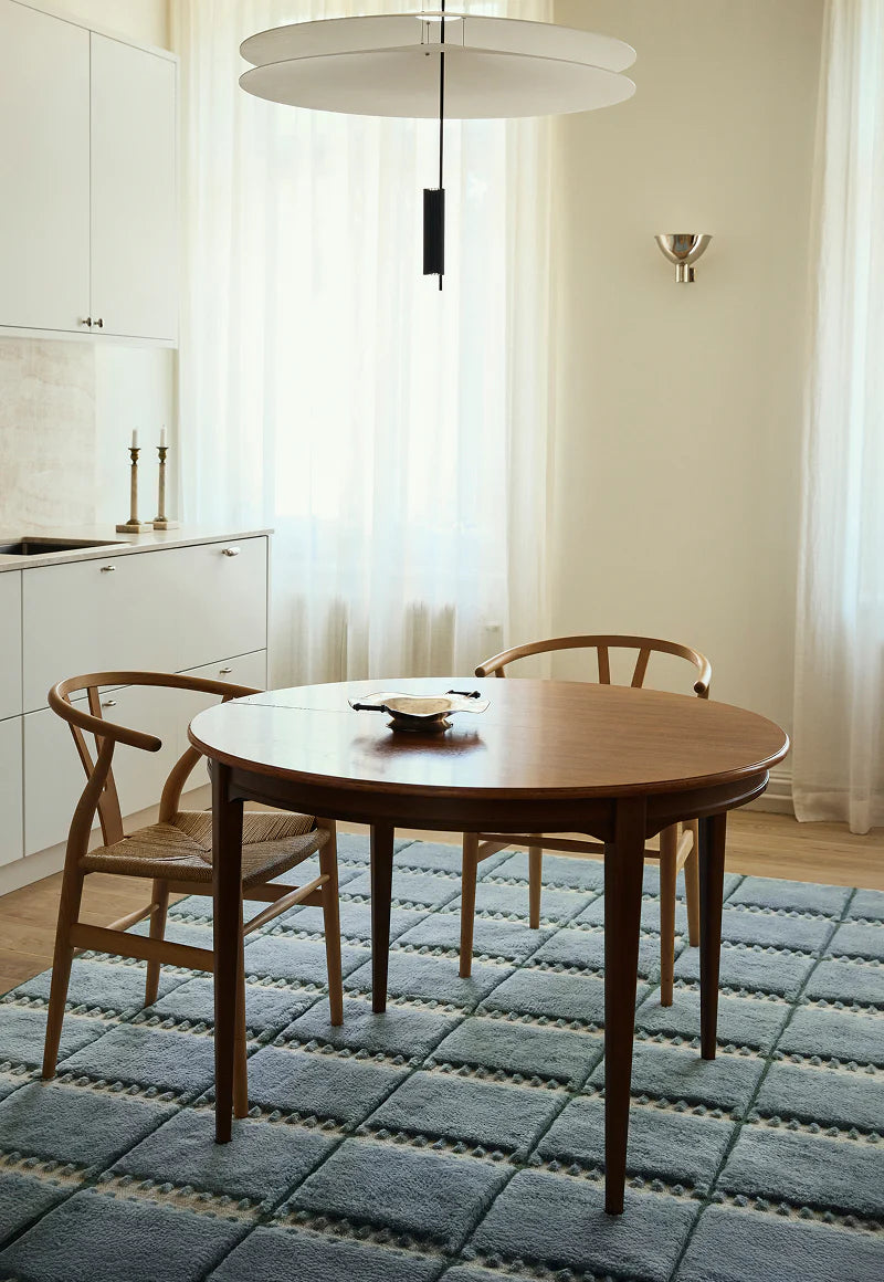 Lily Wool Rug - Blue - image 3