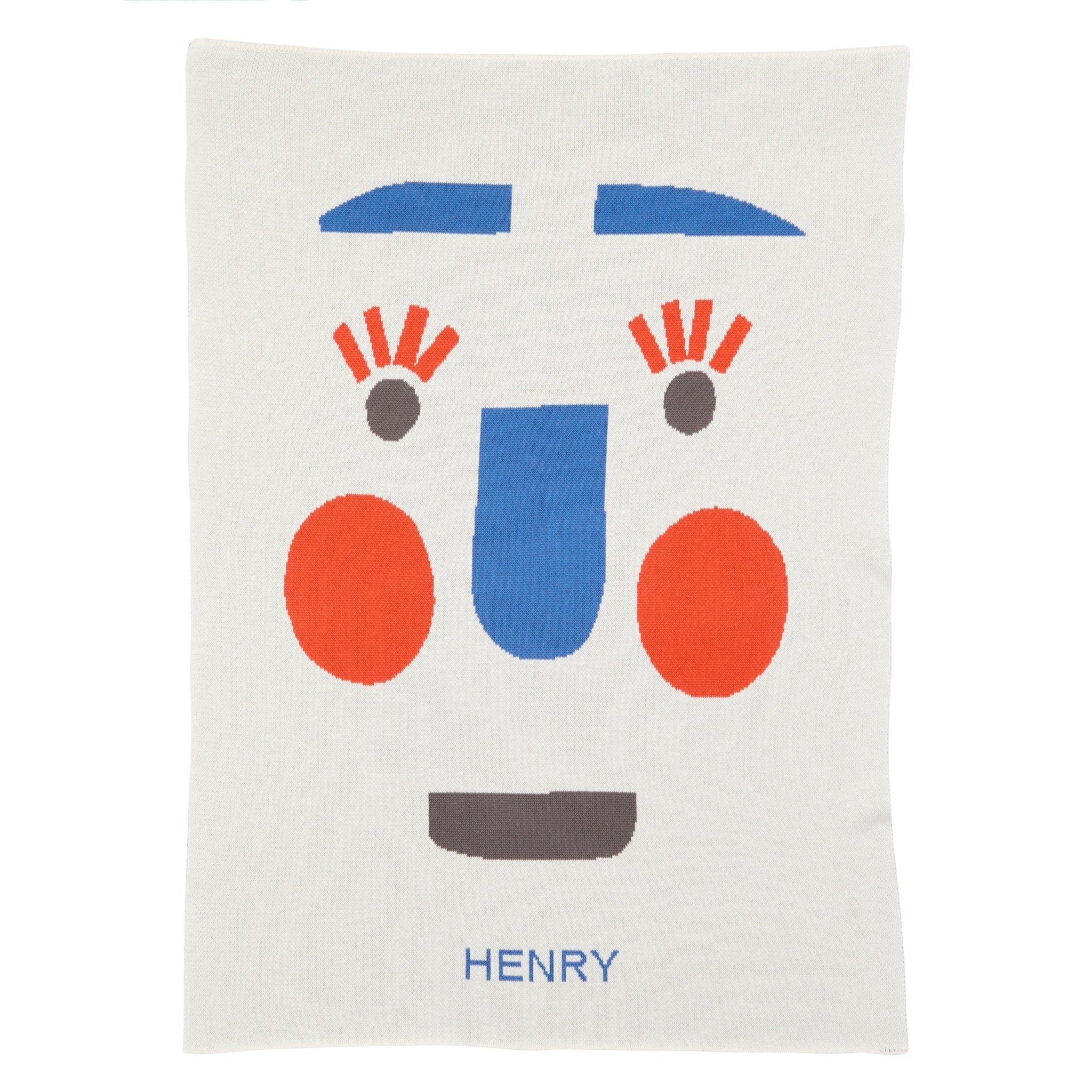 Funny Face Knit Midi Blanket - Personalization Available - image 3