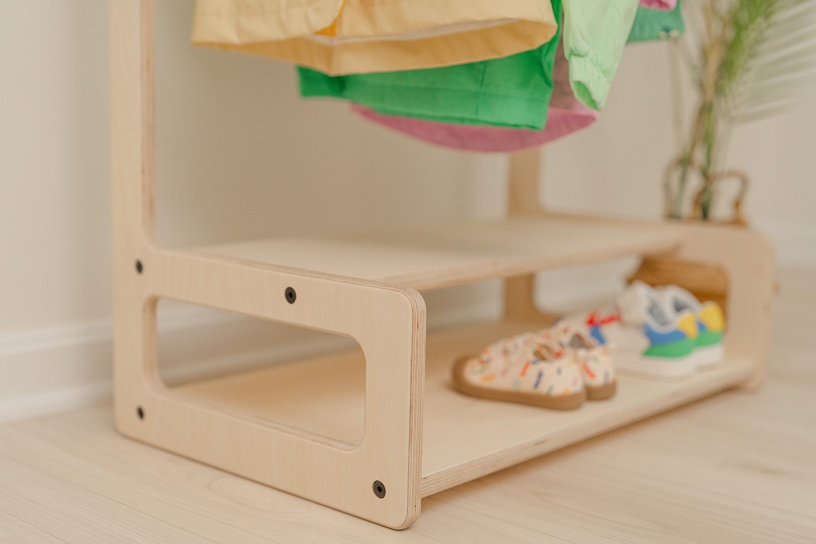 Wooden Clothing Rack - image 5