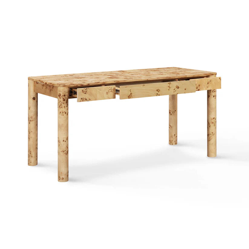 Berri Natural Burl Work Desk - image 5