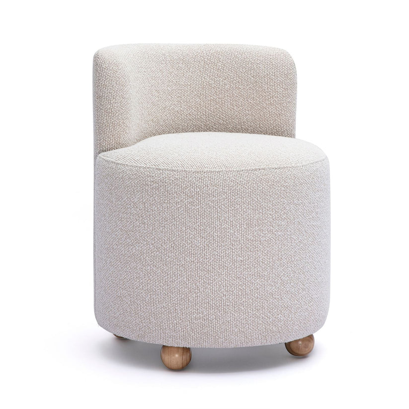 Hakuna Cream Performance Boucle Desk Chair - image 1