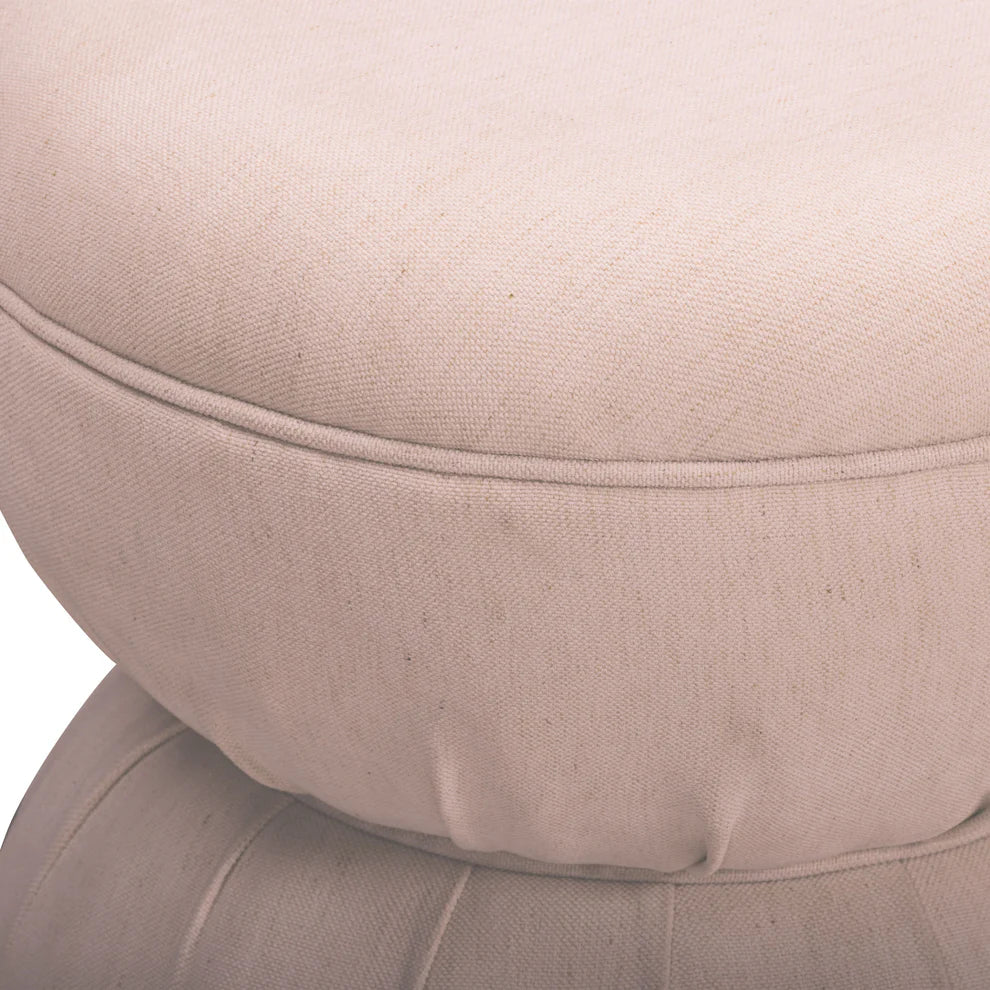 Tomlin Ruched Performance Fabric Game Ottoman - image 9