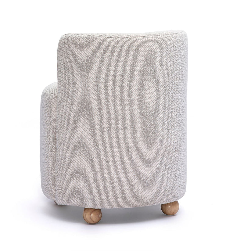 Hakuna Cream Performance Boucle Desk Chair - image 4