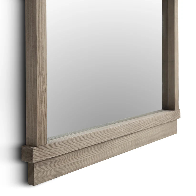 Aimee Solid Brushed Ash Floor Mirror - image 3