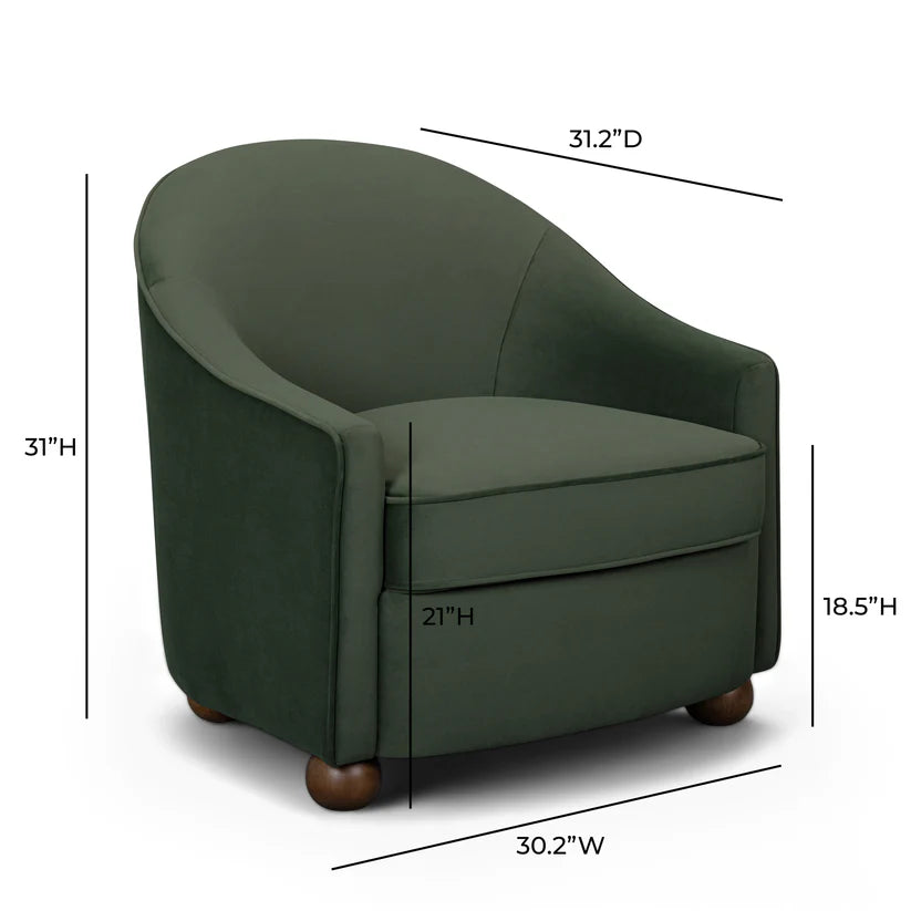 Cettie Performance Velvet Accent Chair - image 5