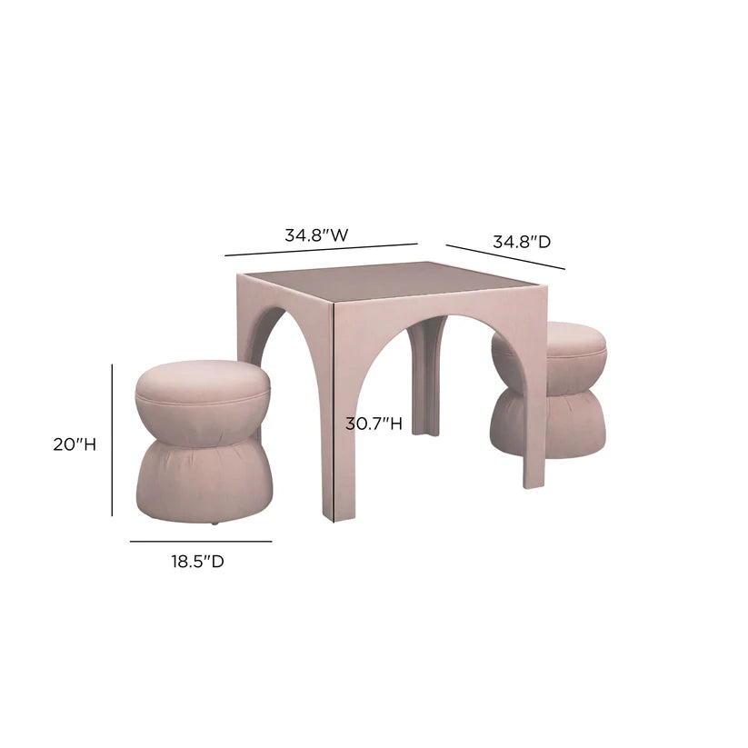 Tomlin Chenille Game Table Set - image 7
