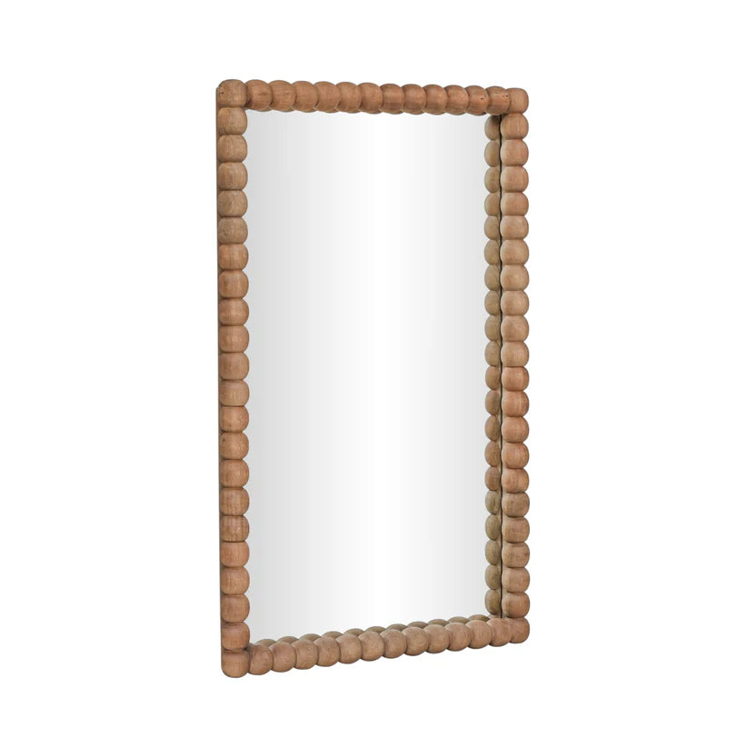 Cheyanne Carved Solid Wood Wall Mirror - image 1