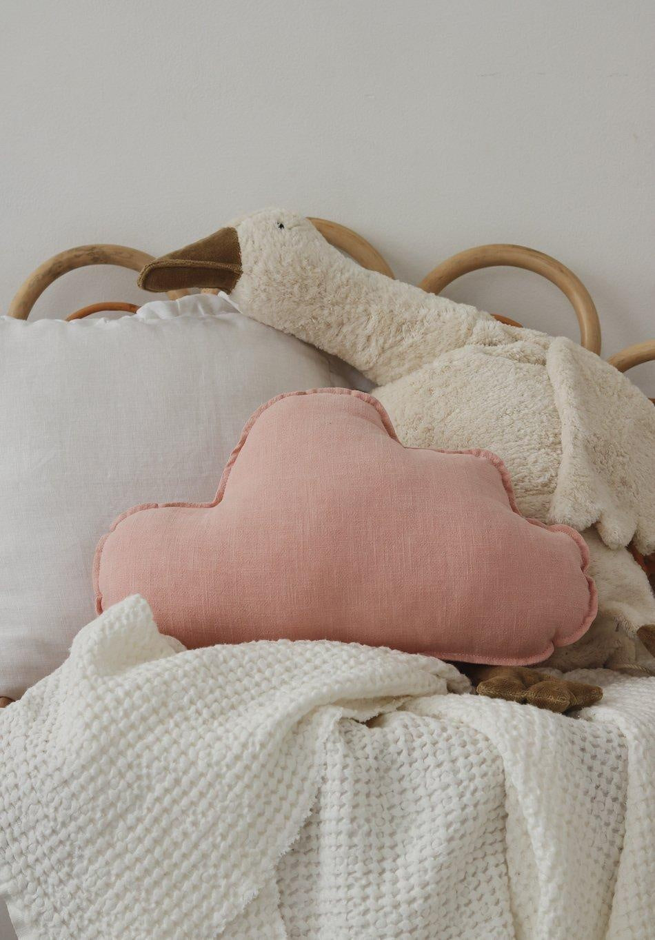 Linen Cloud Pillow Pink - image 3