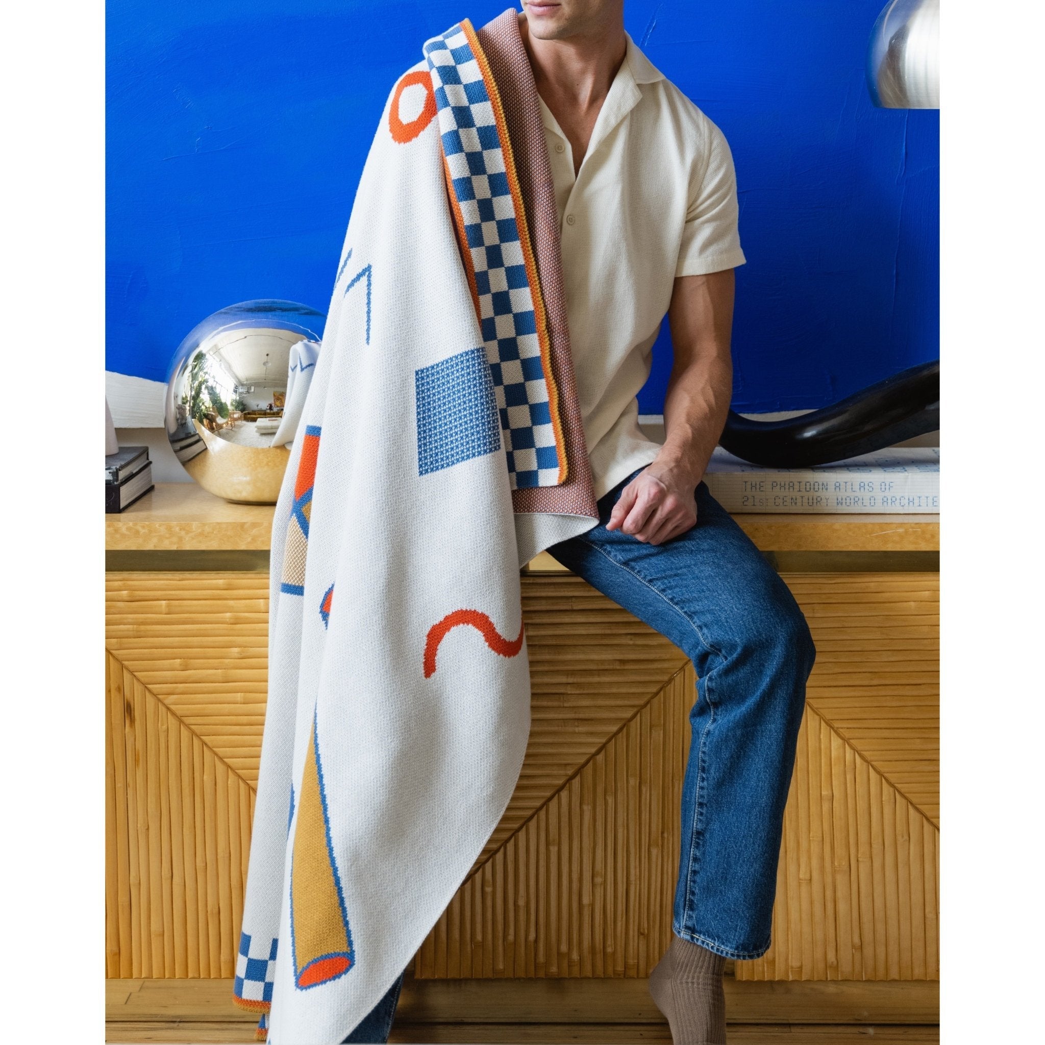 Shapes Knit Blanket - image 4