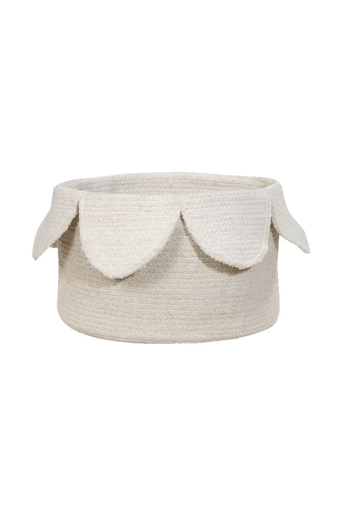 Petals Basket - White