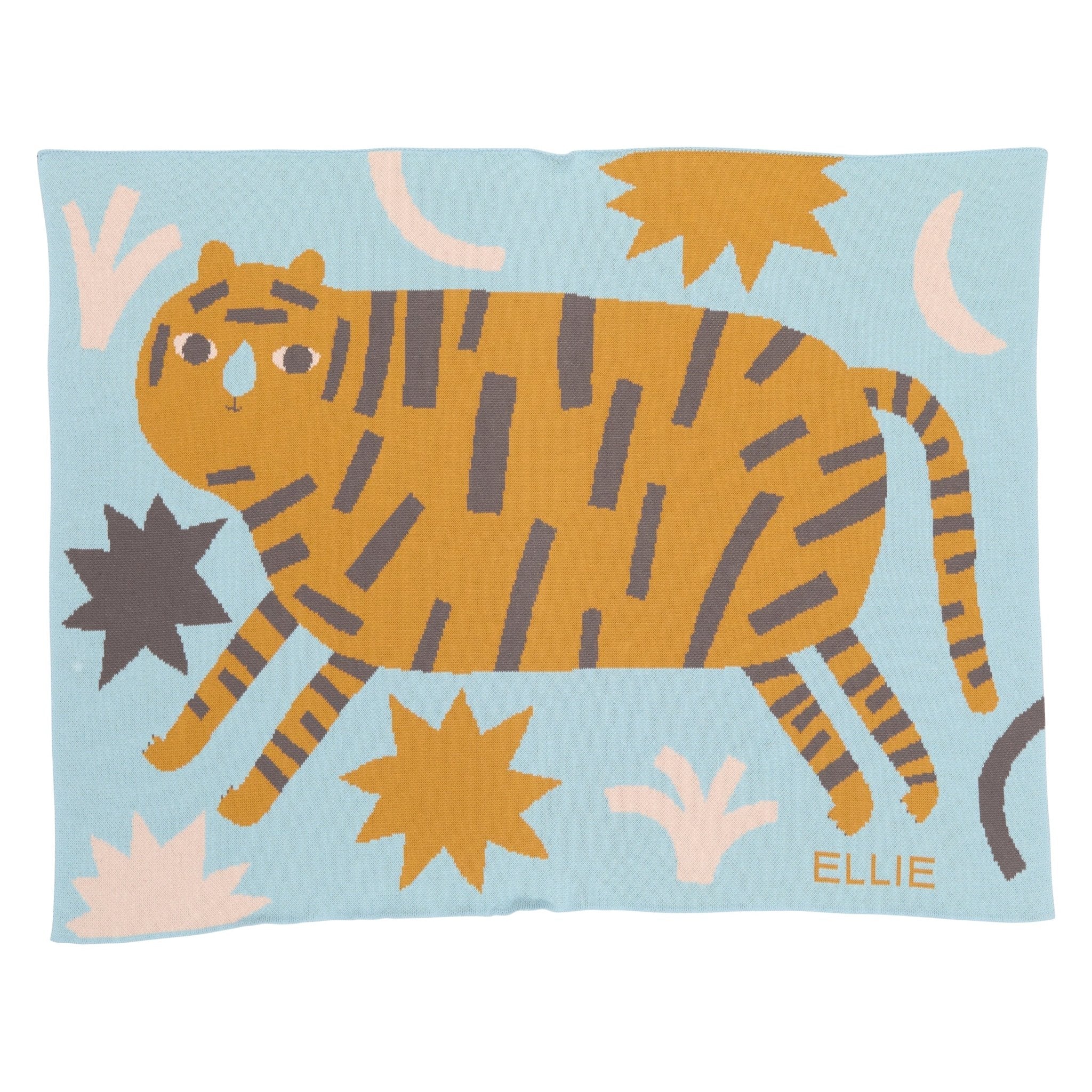 Surprised Tiger Knit Midi Blanket - Personalization Available - image 6