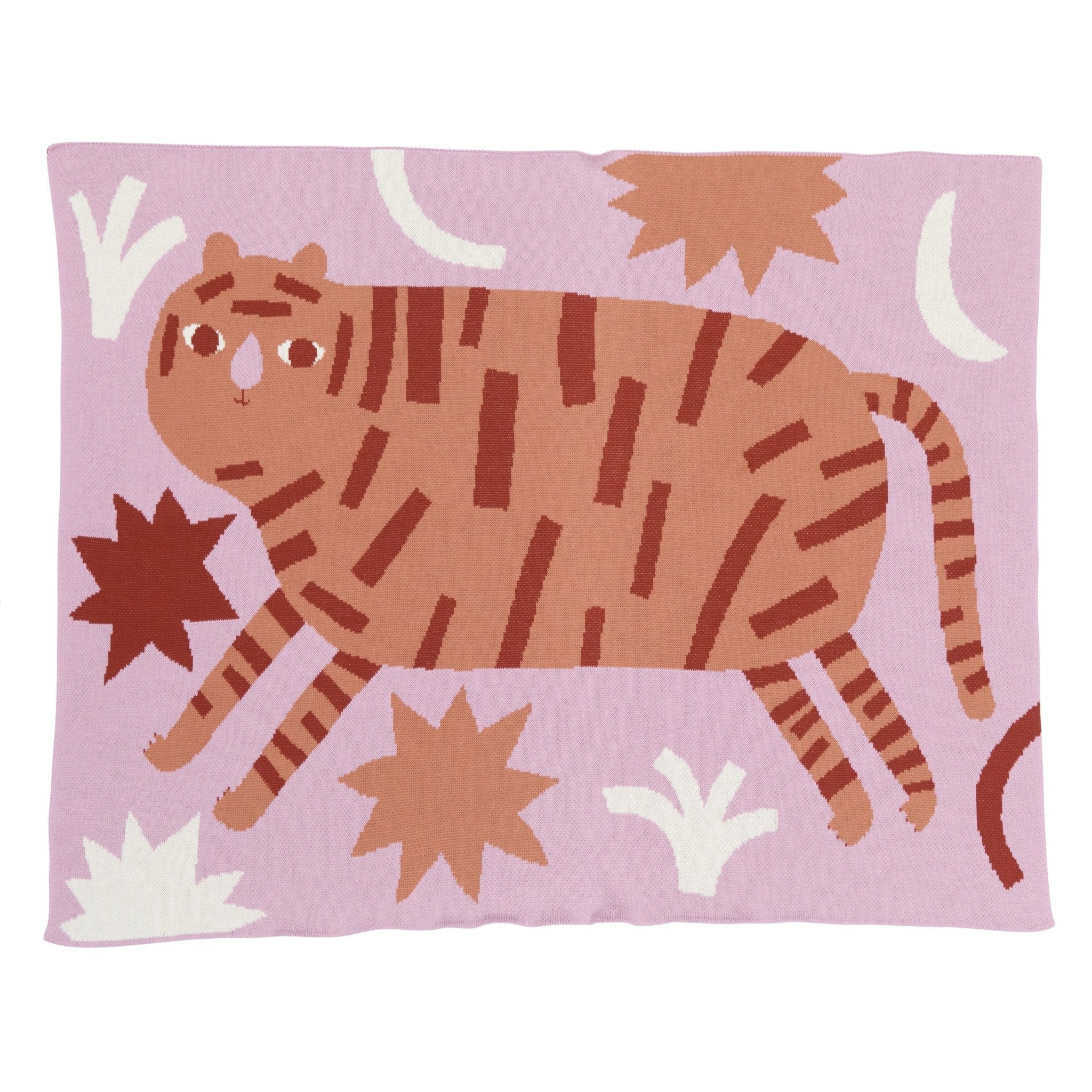 Surprised Tiger Knit Midi Blanket - Personalization Available - image 8