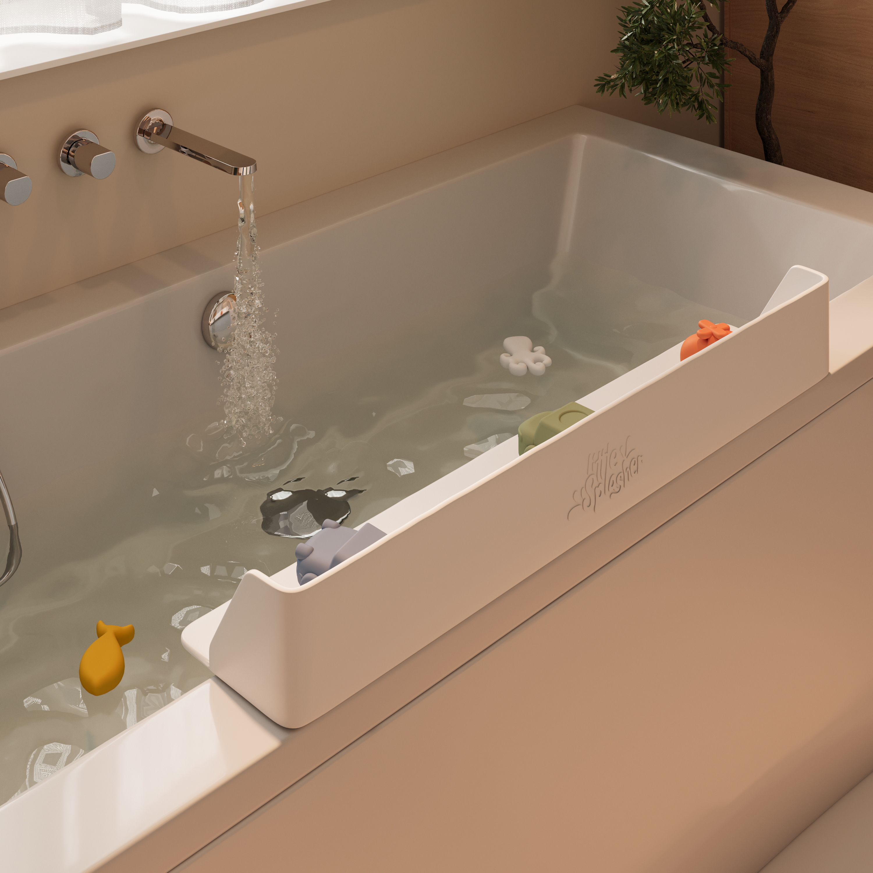 The PlayPad Bathtub Shelf - 5 Colors - image 1