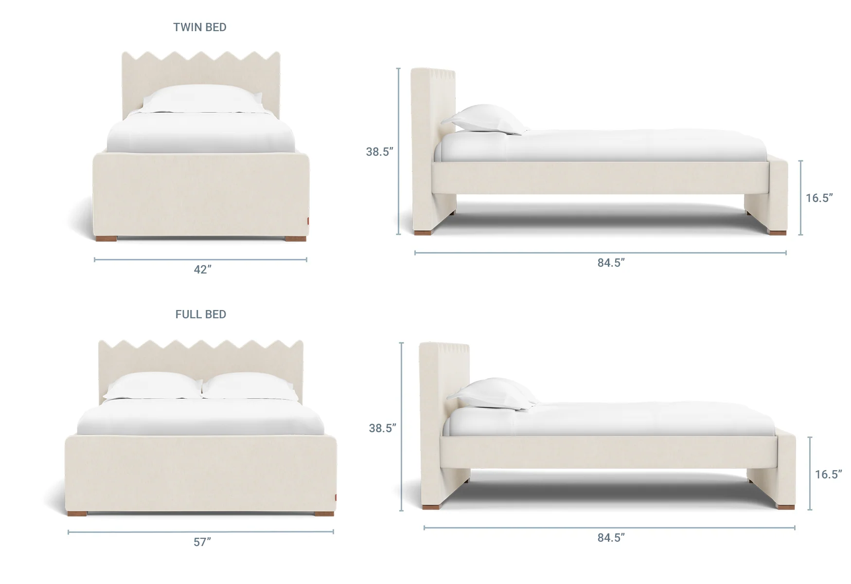 Ziggy Bed with Trundle - Twin & Full