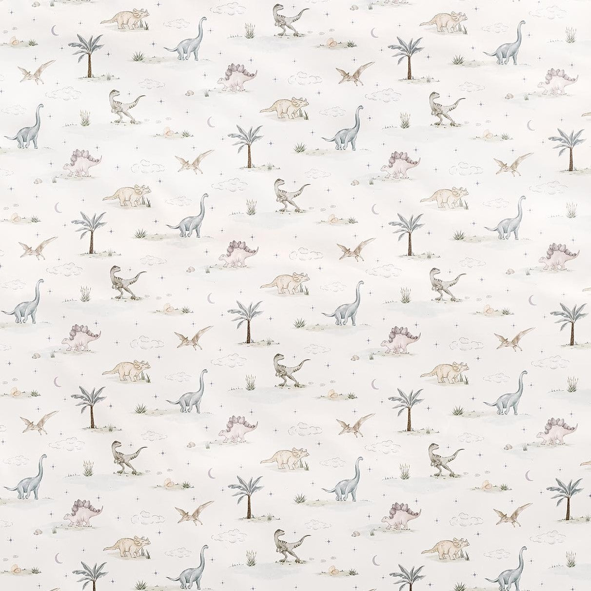 Dino Dreams Standard Pillowcase Set - Sage - image 3