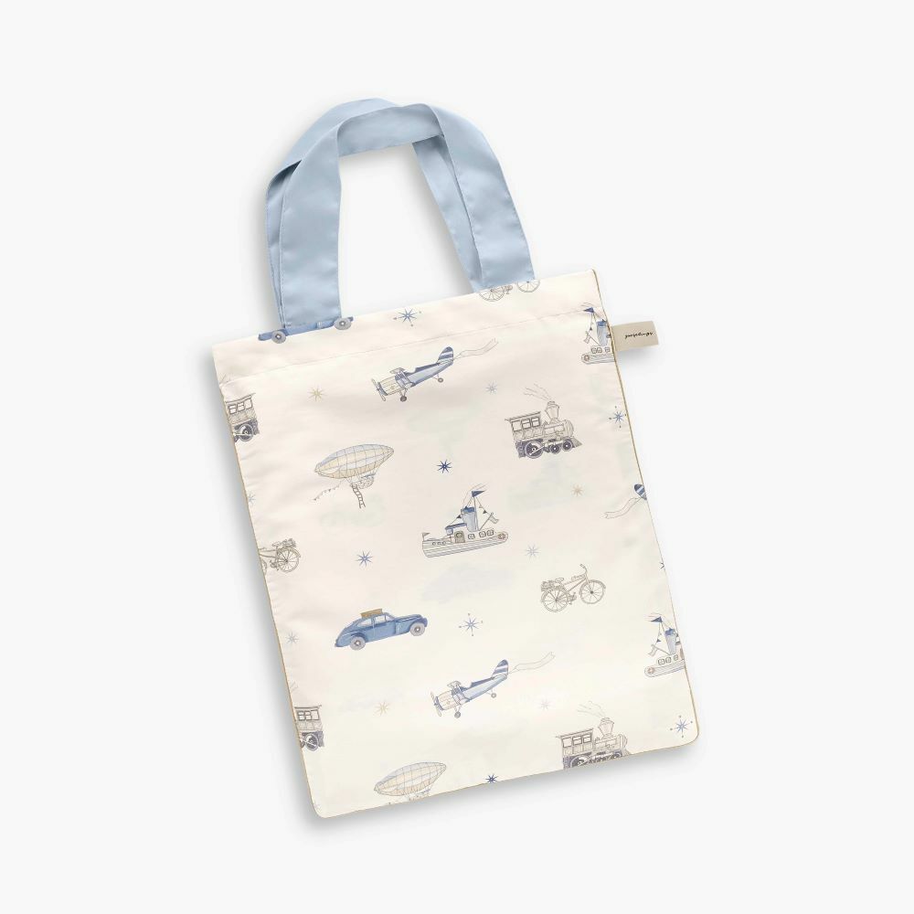 Transit Treasures Toddler Duvet - Blue - image 3