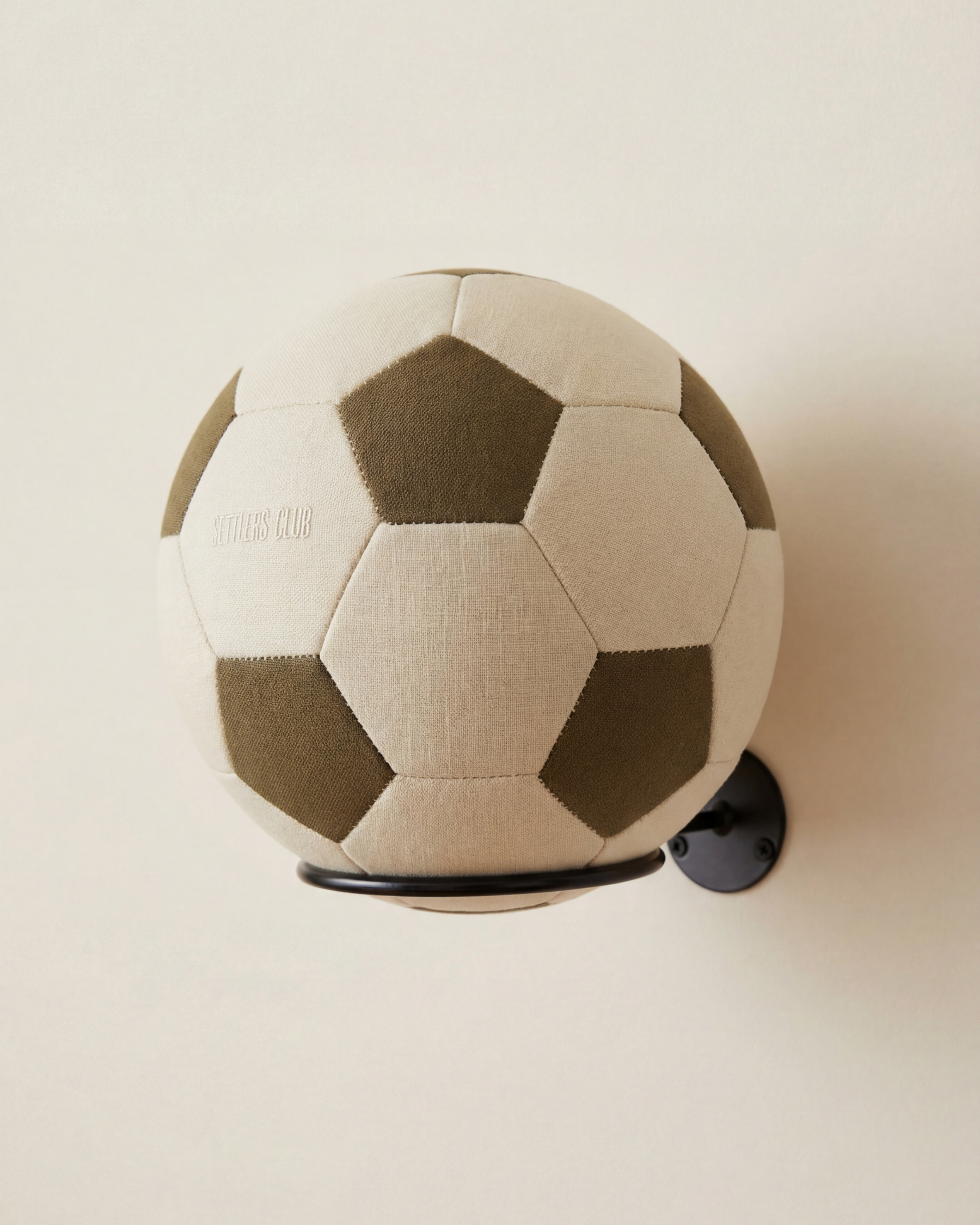Linen Soccer Ball Art - image 4